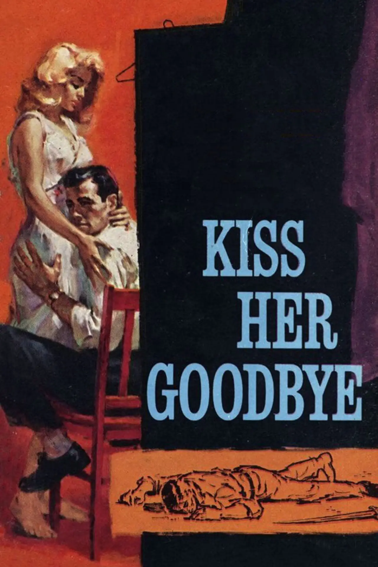 Plakat filmowy "Kiss Her Goodbye"
