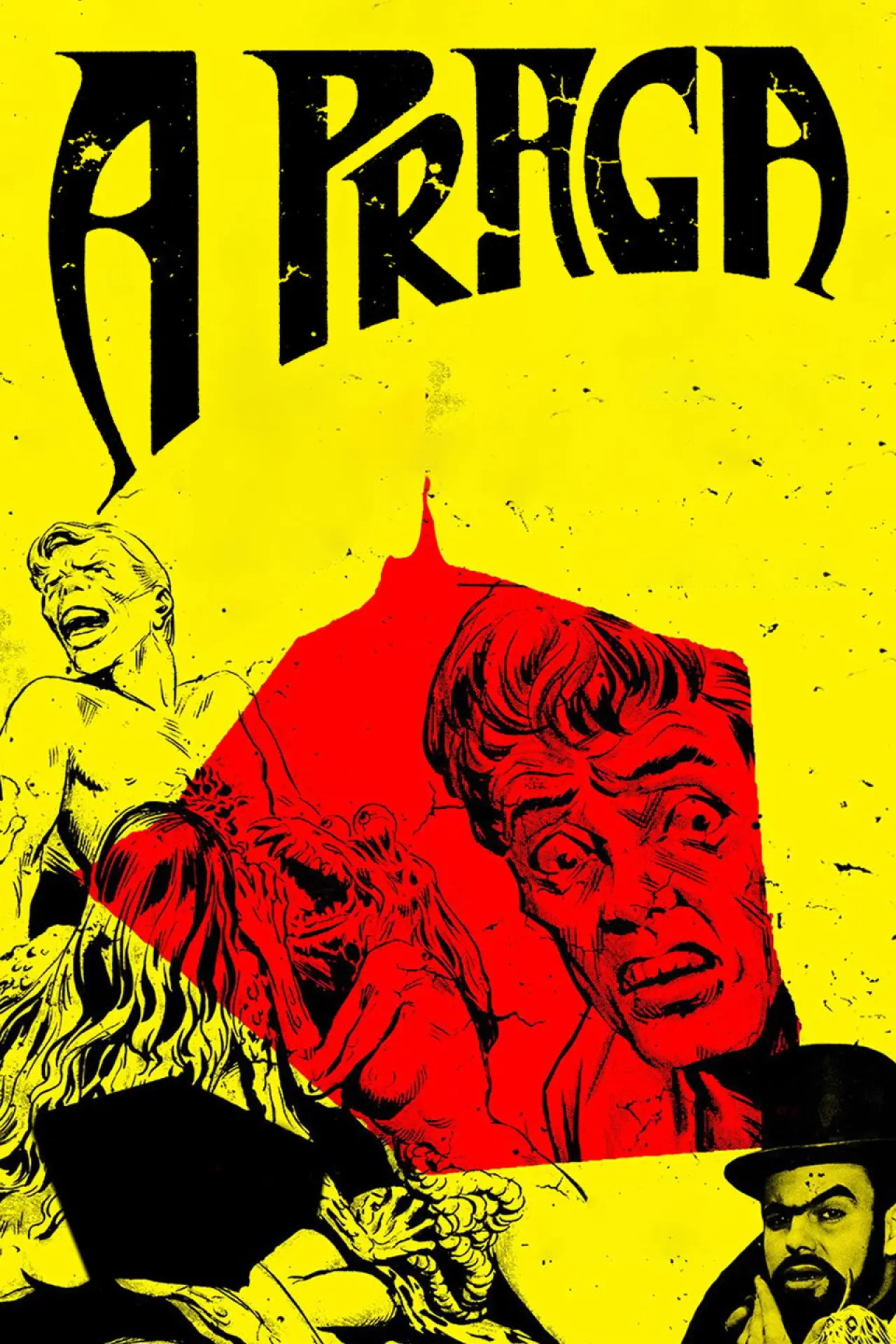 Plakat filmowy "A Praga"