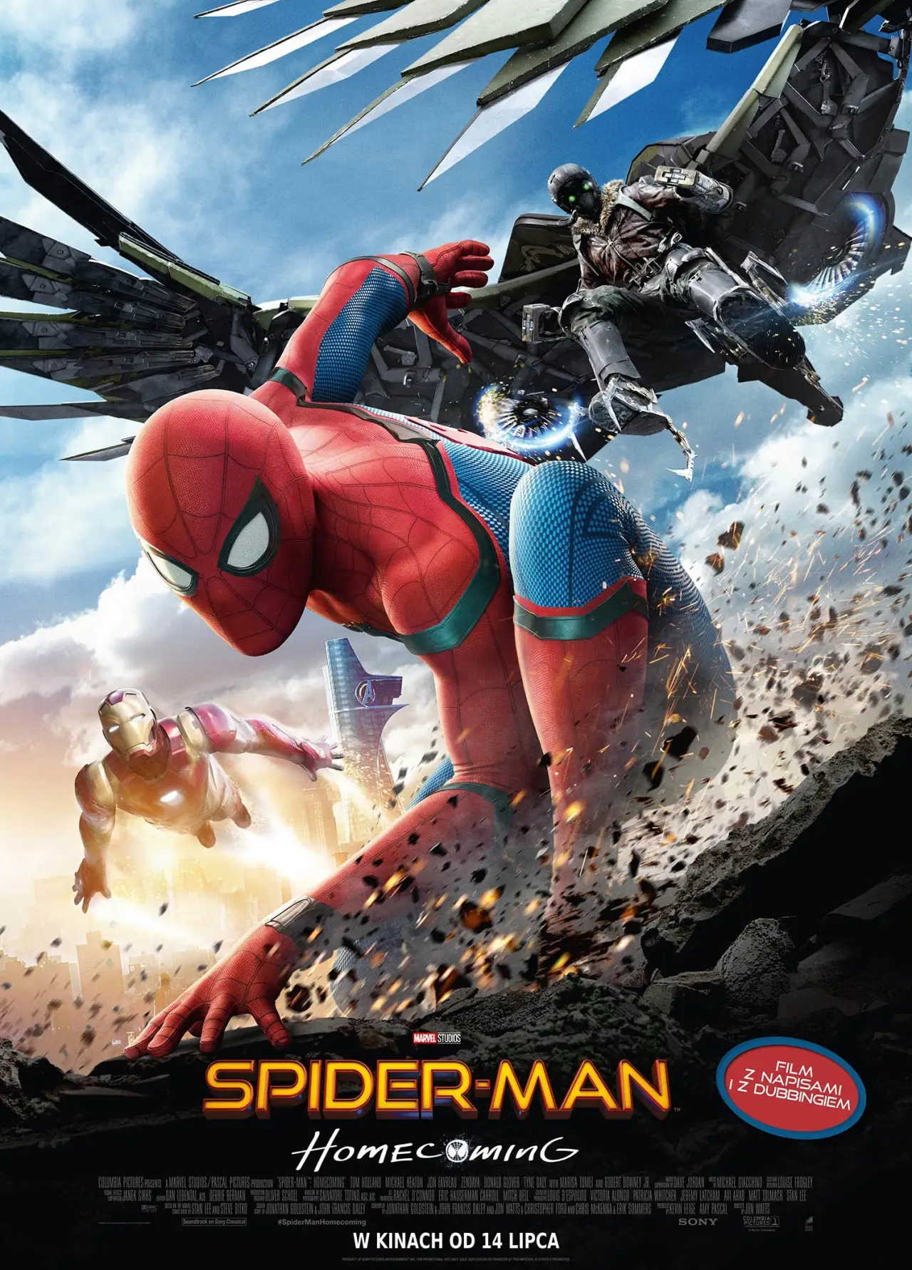 Plakat filmowy "Spider-Man: Homecoming"