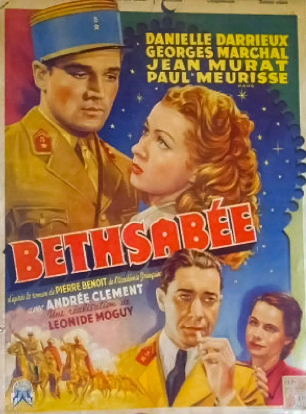 Plakat filmowy "Bethsabée"