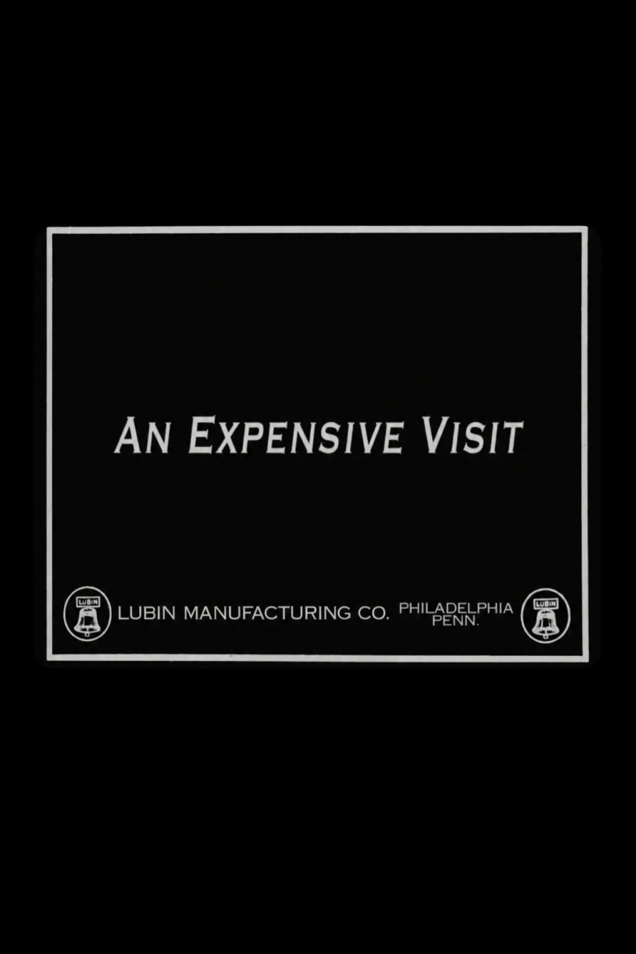 Plakat filmowy "An Expensive Visit"