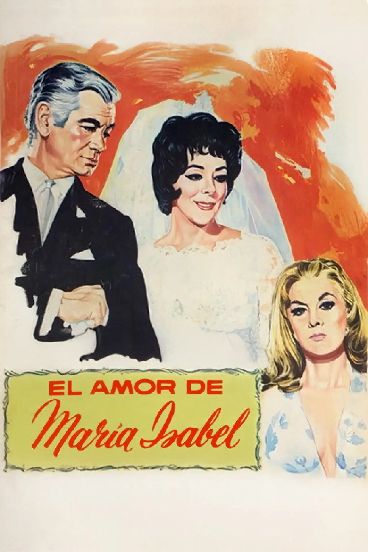 Plakat filmowy "El amor de María Isabel"