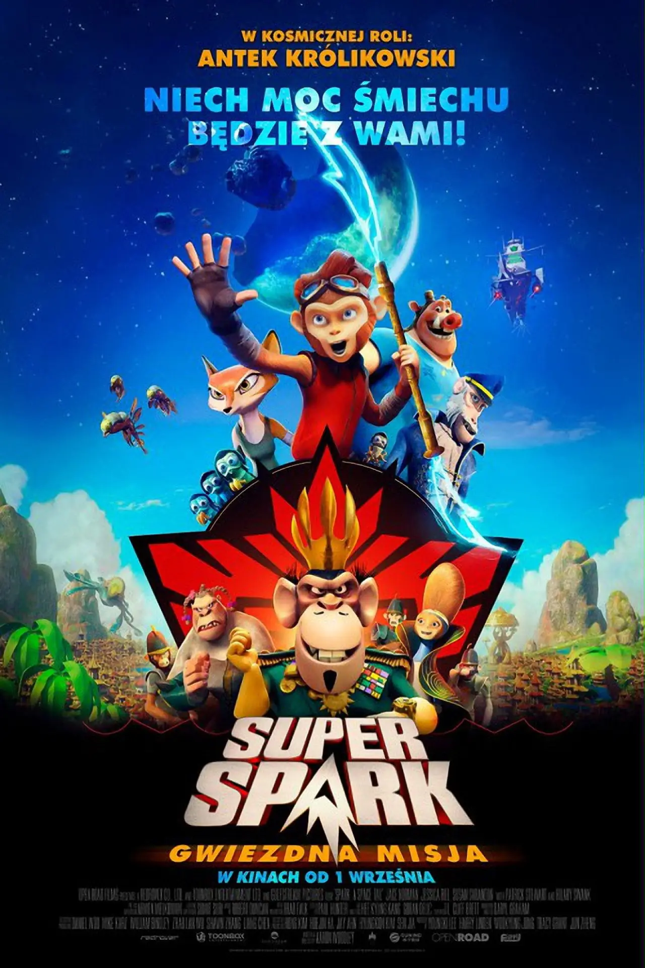 Plakat filmowy "Super Spark: Gwiezdna misja"