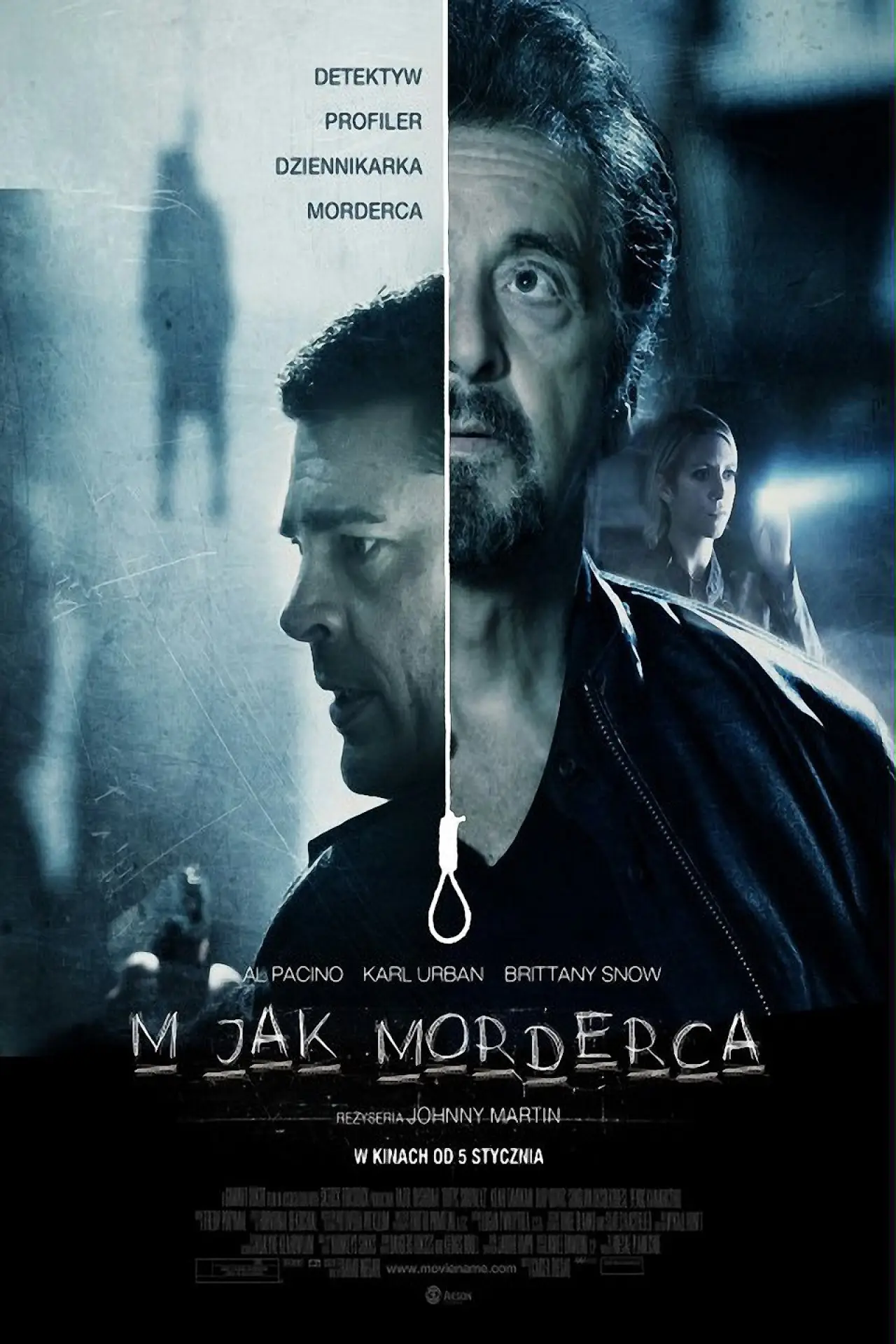Plakat filmowy "M jak morderca"