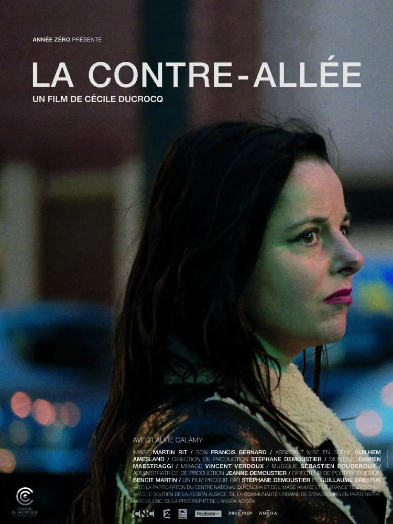 Plakat filmowy "La contre-allée"