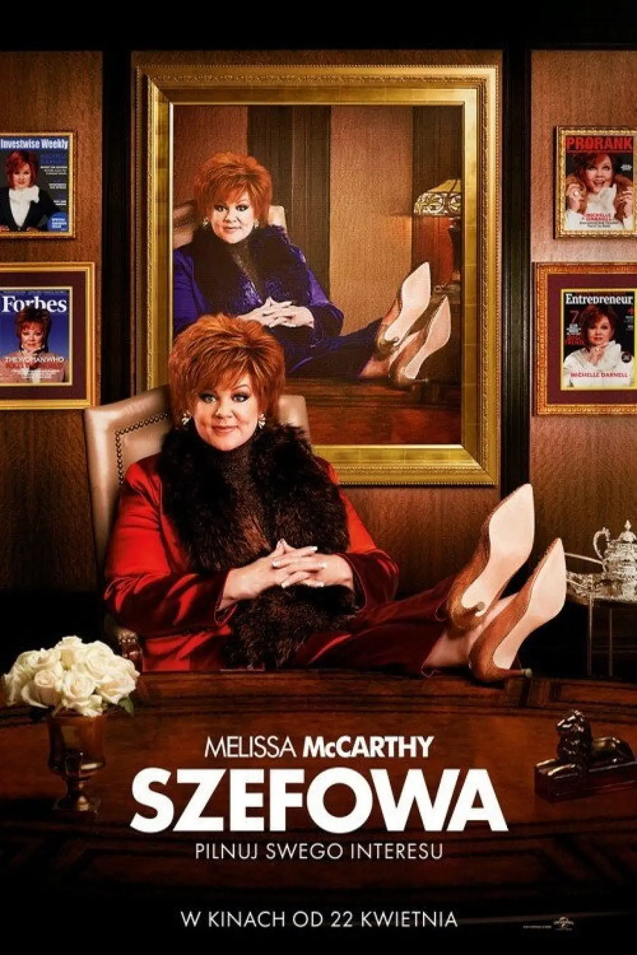 Plakat filmowy "Szefowa"