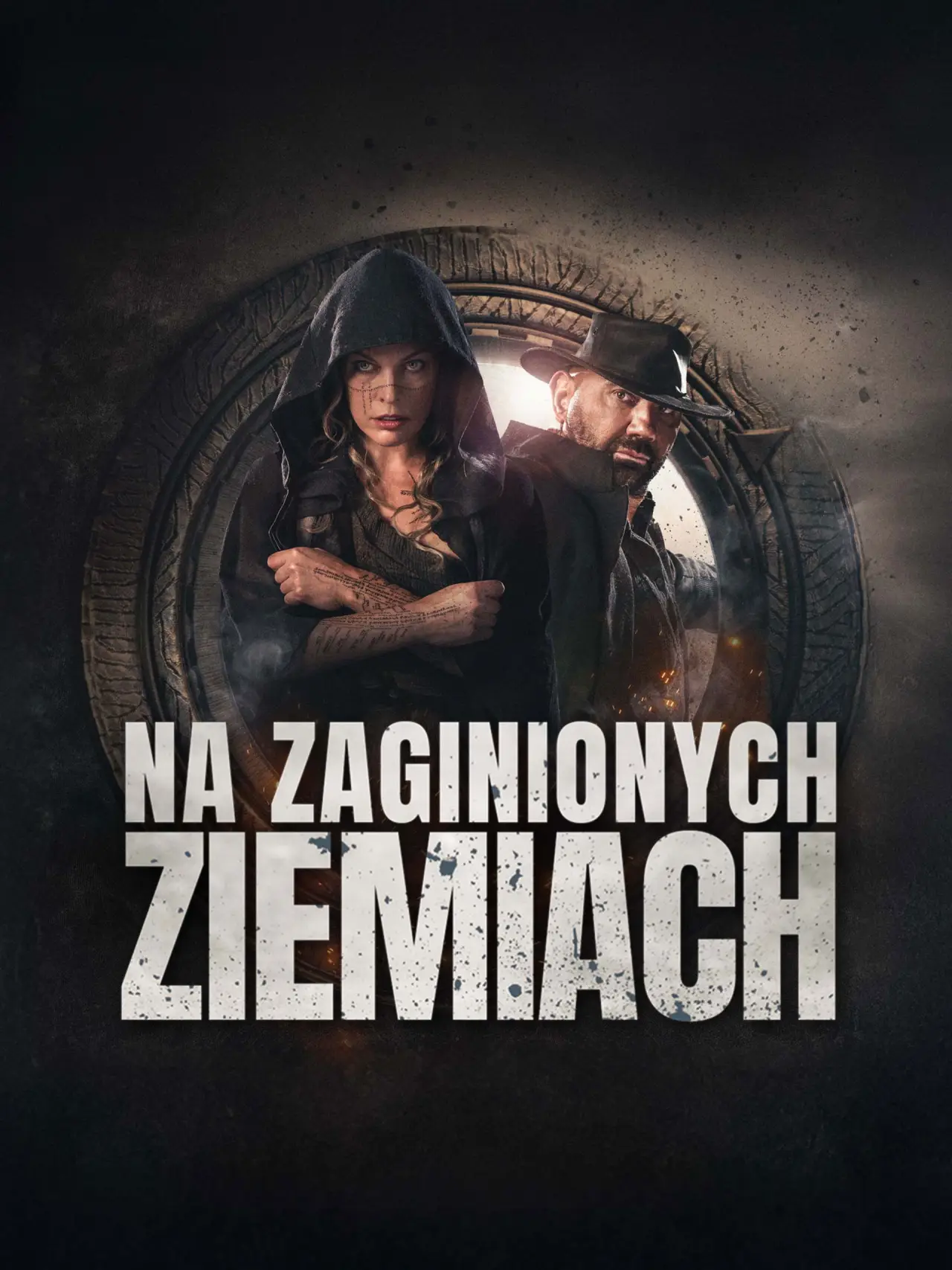 Plakat filmowy "Na zaginionych ziemiach"