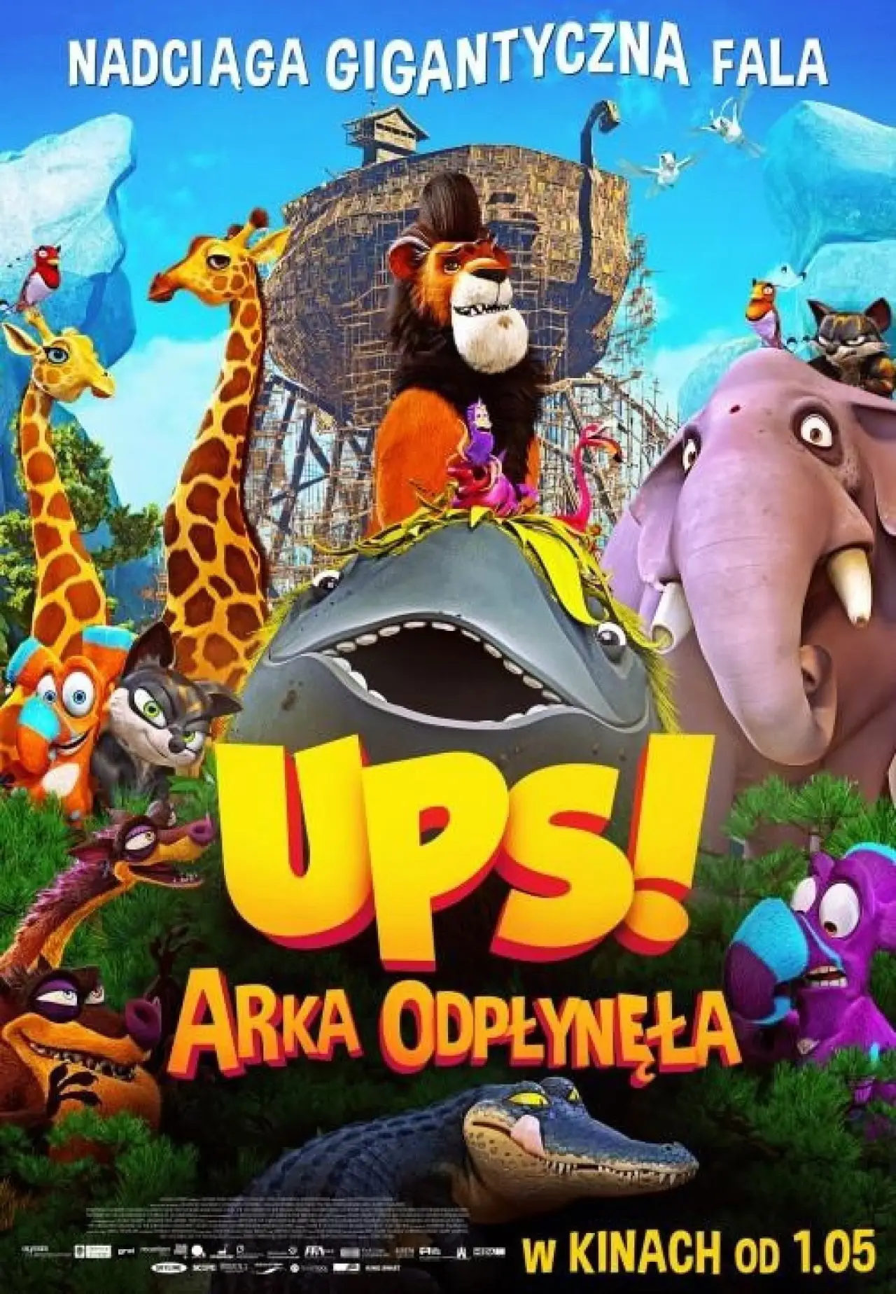 Plakat filmowy "Ups! Arka odpłynęła"