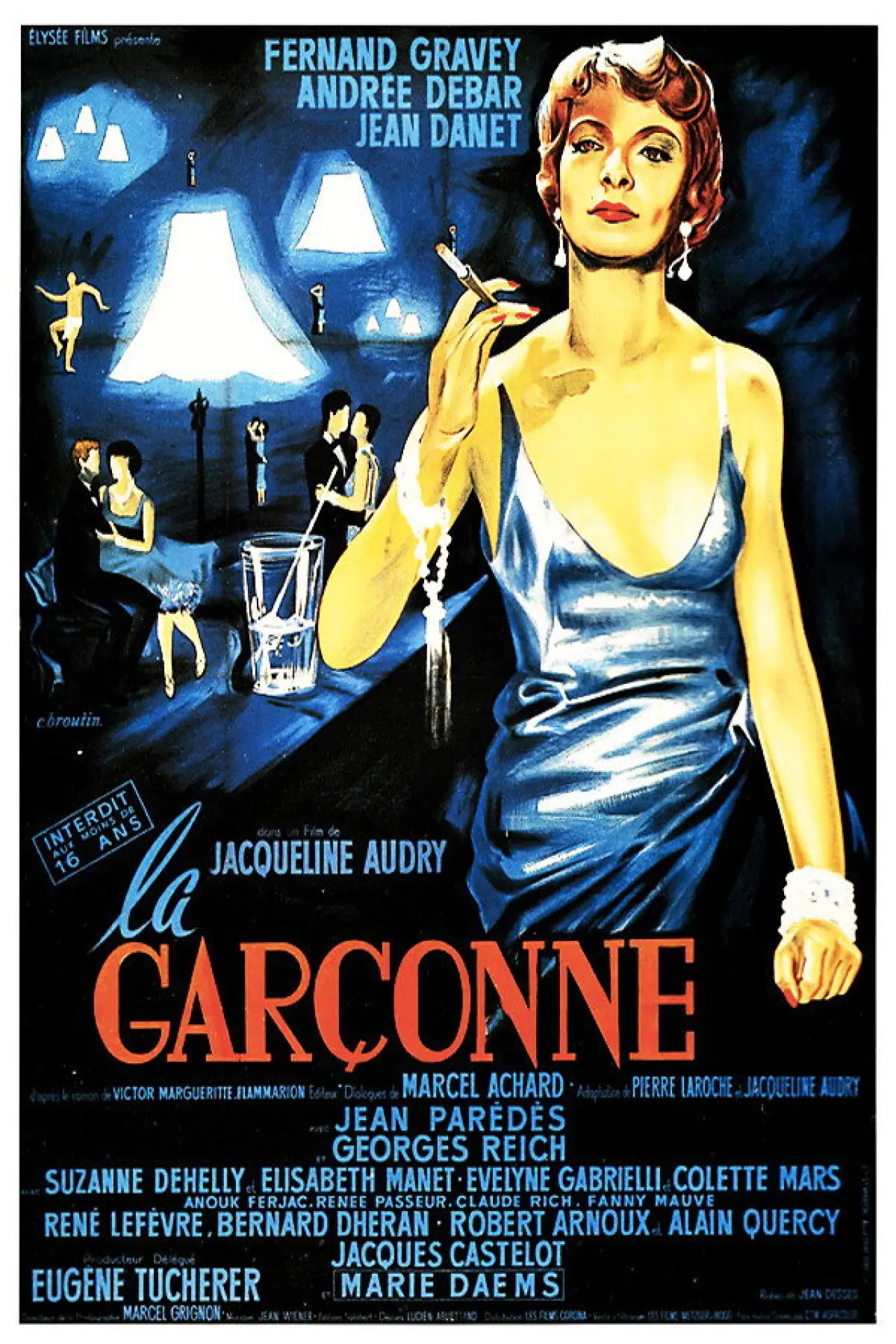 Plakat filmowy "La Garçonne"
