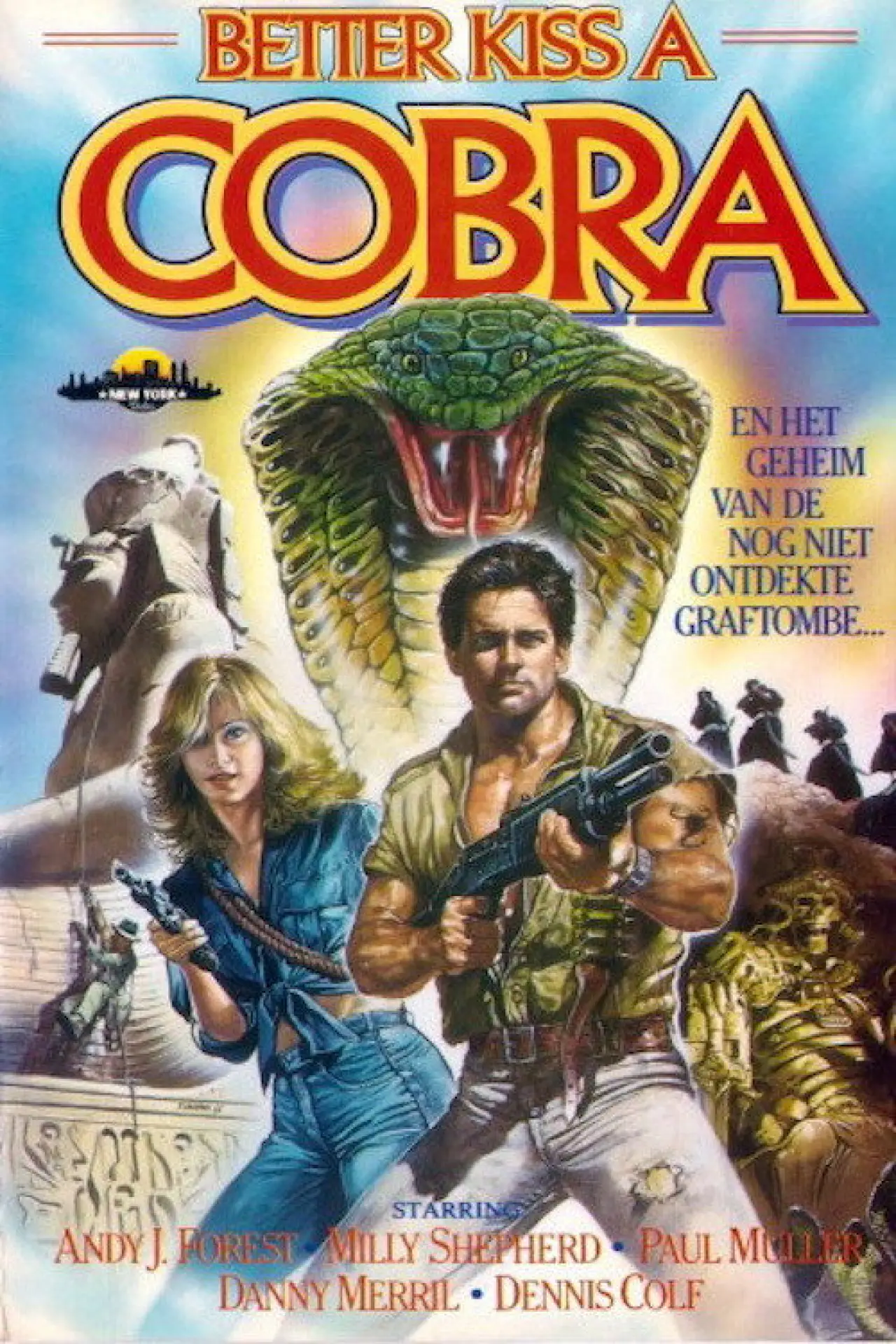 Plakat filmowy "Meglio baciare un cobra"