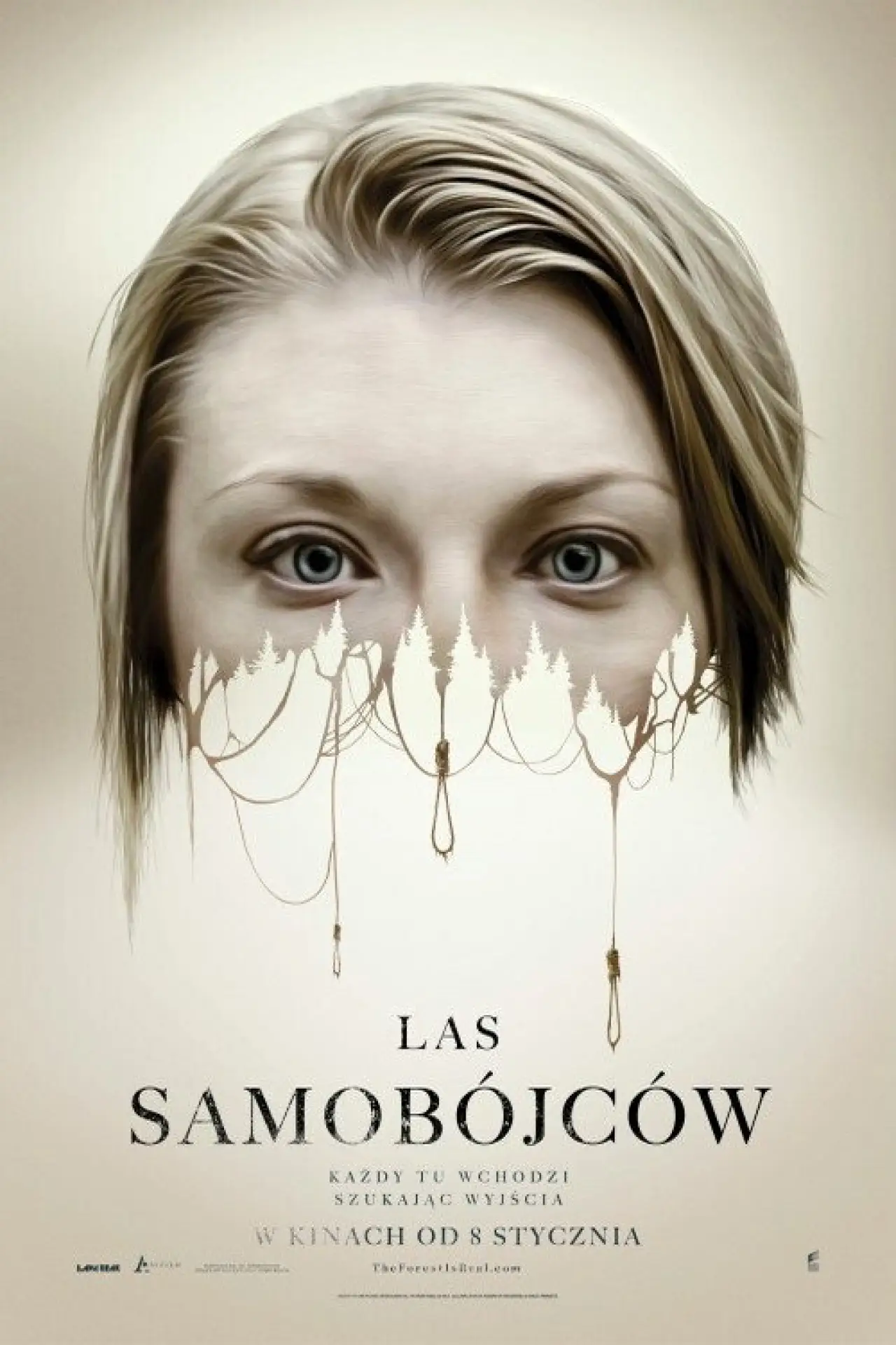 Plakat filmowy "Las samobójców"