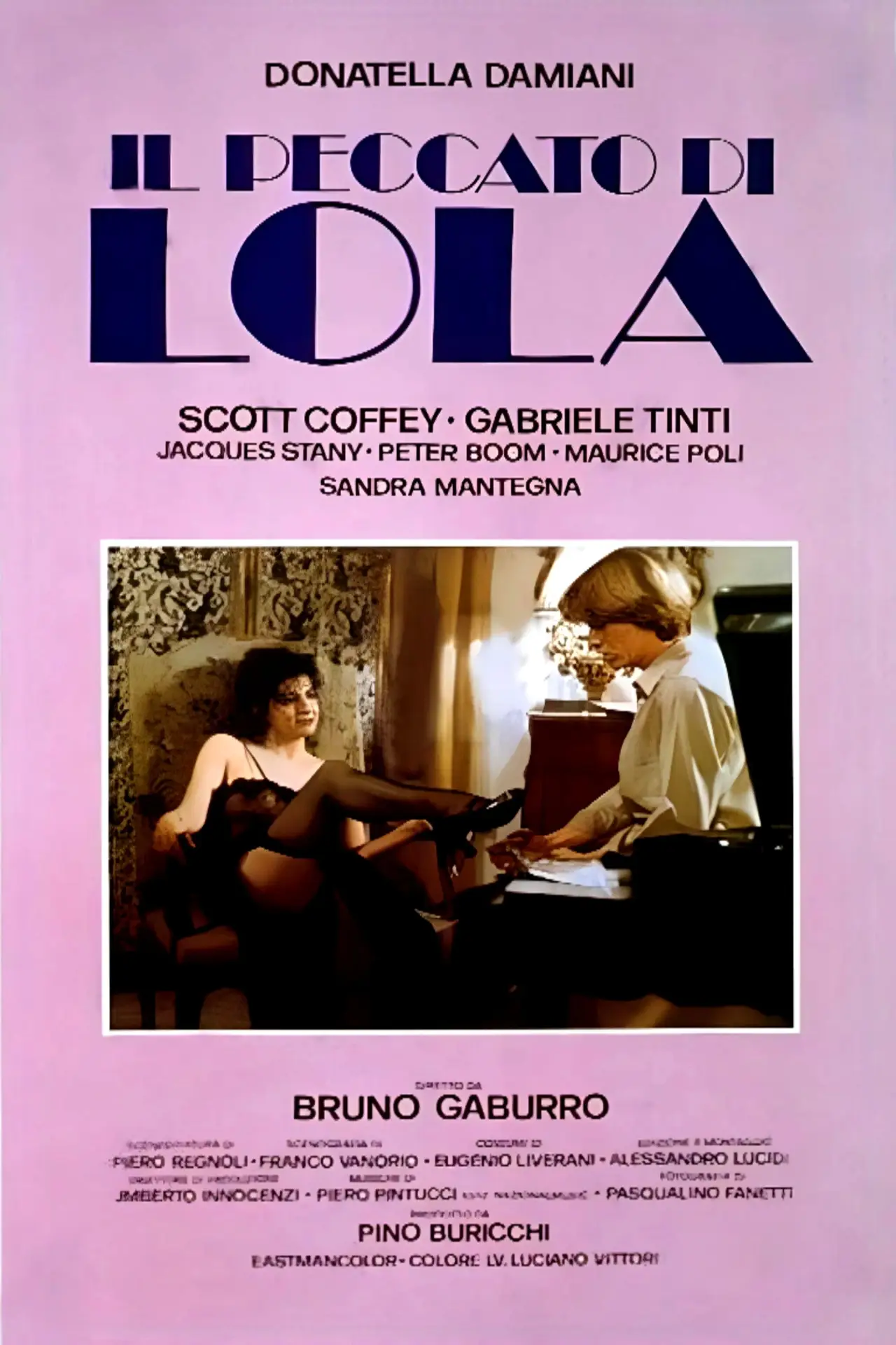 Plakat filmowy "Il peccato di Lola"