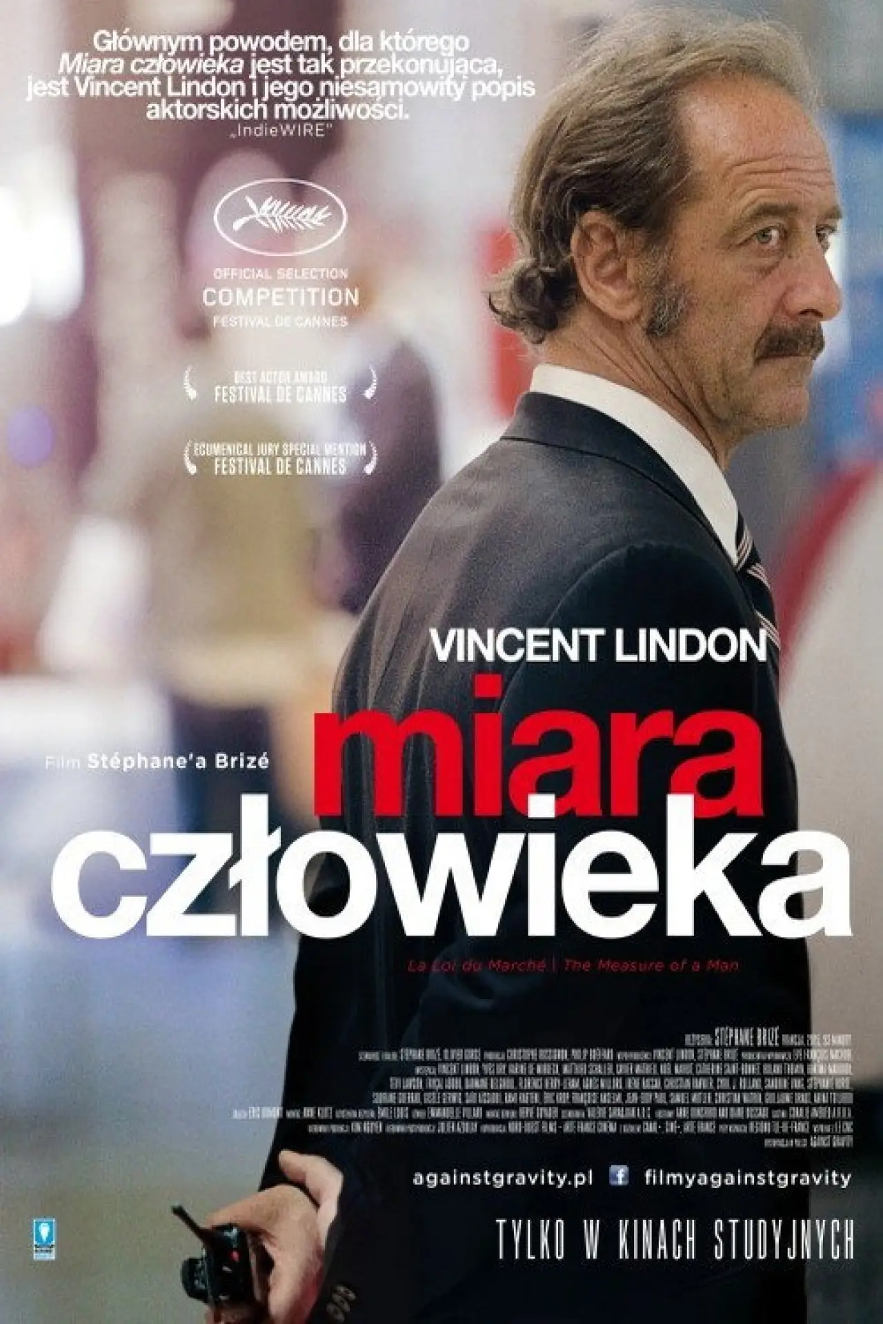 Plakat filmowy "Miara człowieka"