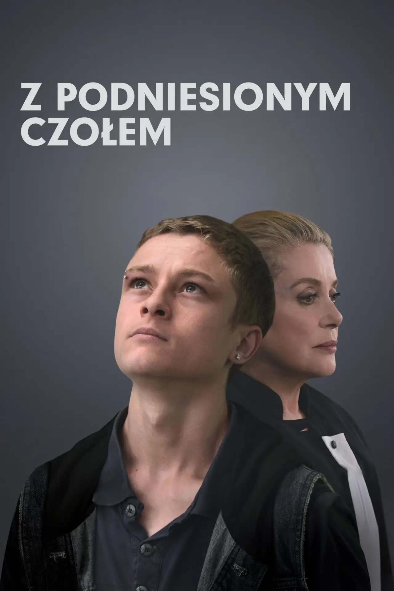 Plakat filmowy "Z podniesionym czołem"