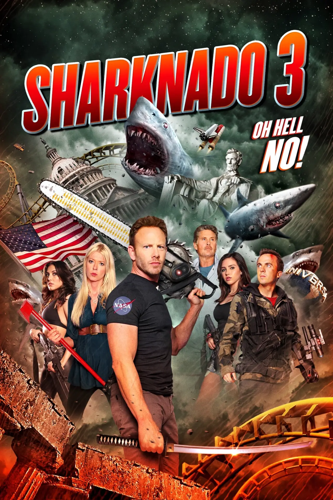 Plakat filmowy "Rekinado 3: Oh Hell No!"