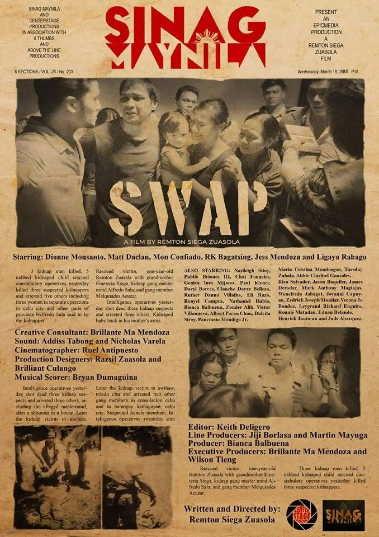 Plakat filmowy "Swap"
