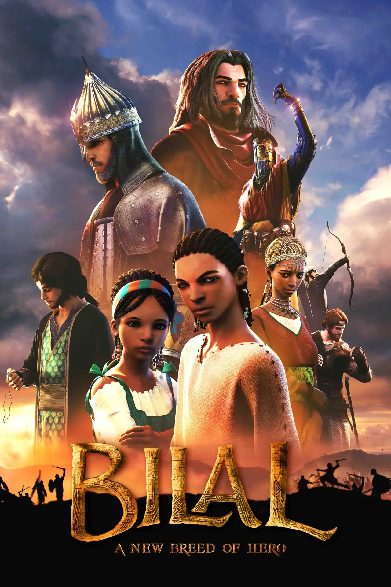 Plakat filmowy "Bilal: A New Breed of Hero"