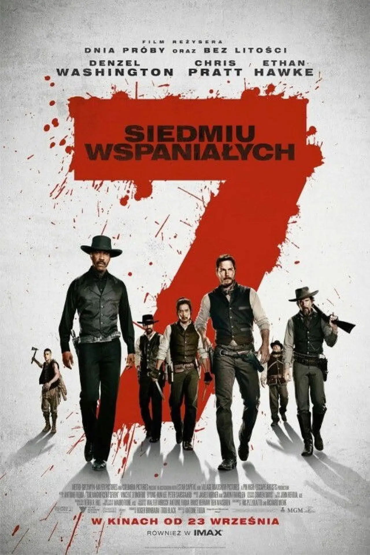 Plakat filmowy "Siedmiu Wspaniałych"