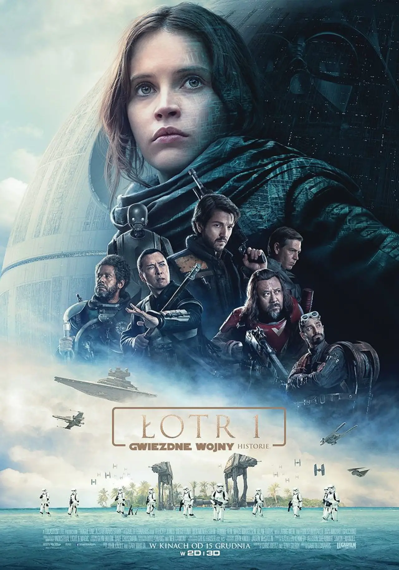 Plakat filmowy "Łotr 1. Gwiezdne wojny – historie"