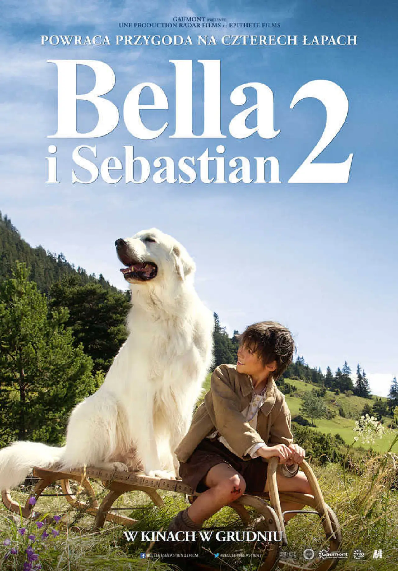 Plakat filmowy "Bella i Sebastian 2"