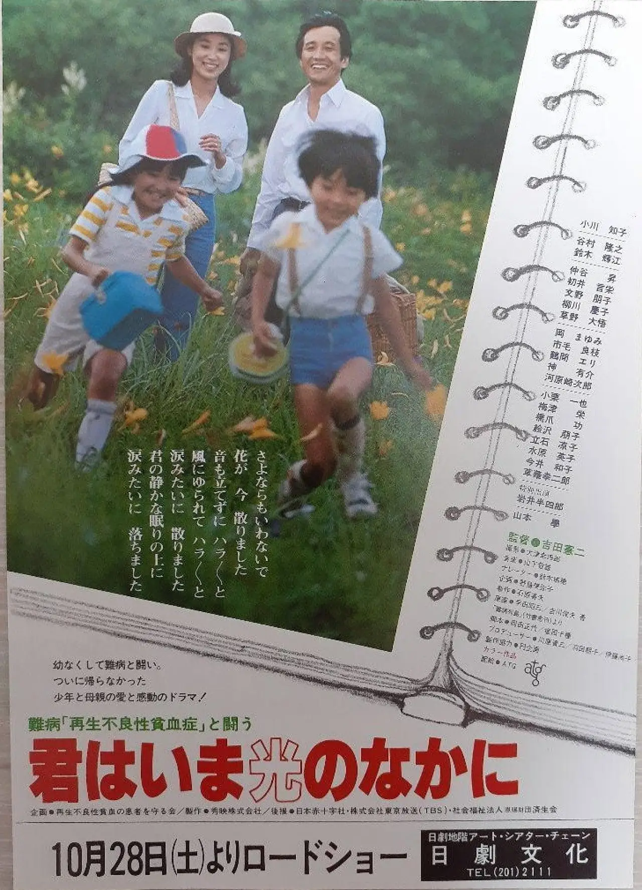 Plakat filmowy "難病「再生不良貧血性」と闘う　君はいま光のなかに"