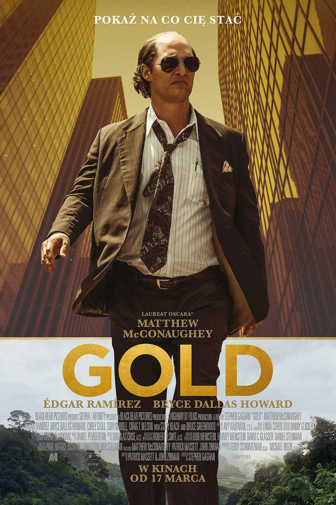 Plakat filmowy "Gold"