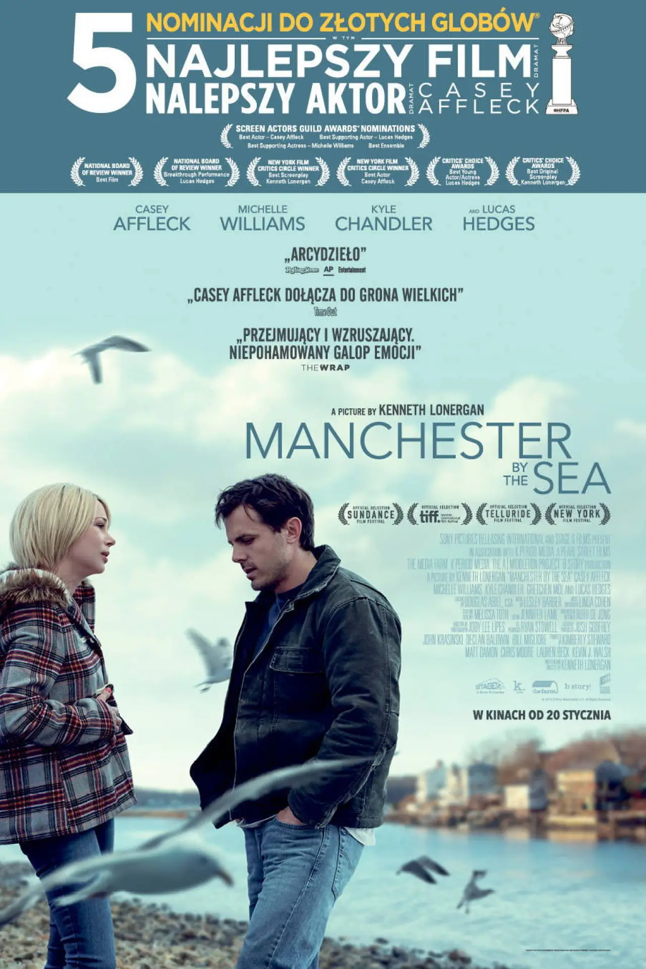Plakat filmowy "Manchester by the Sea"