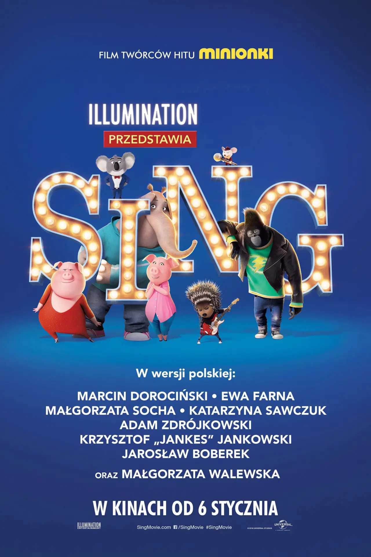 Plakat filmowy "Sing"
