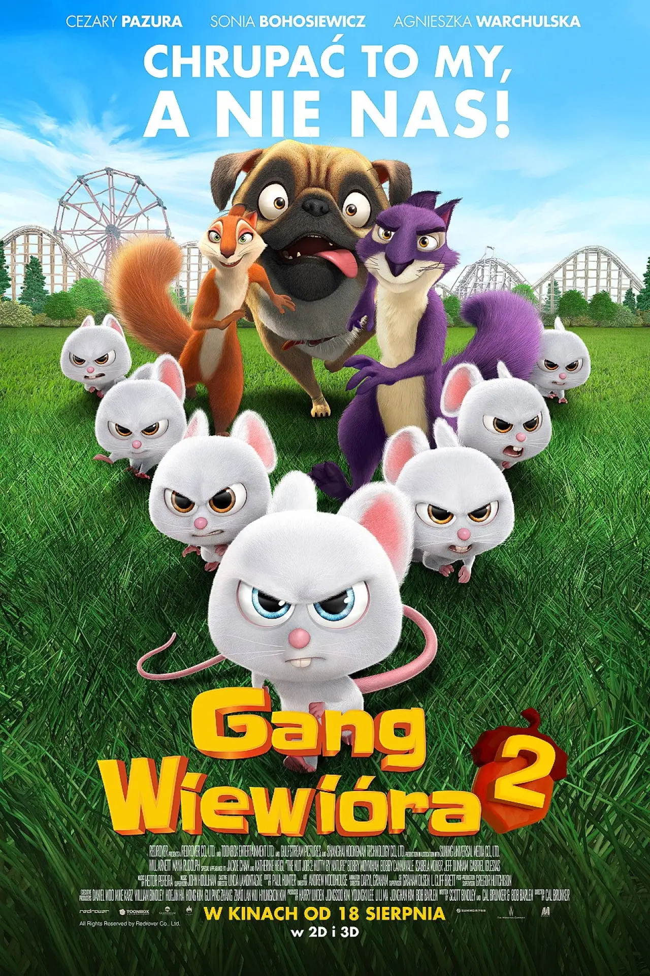 Plakat filmowy "Gang Wiewióra 2"