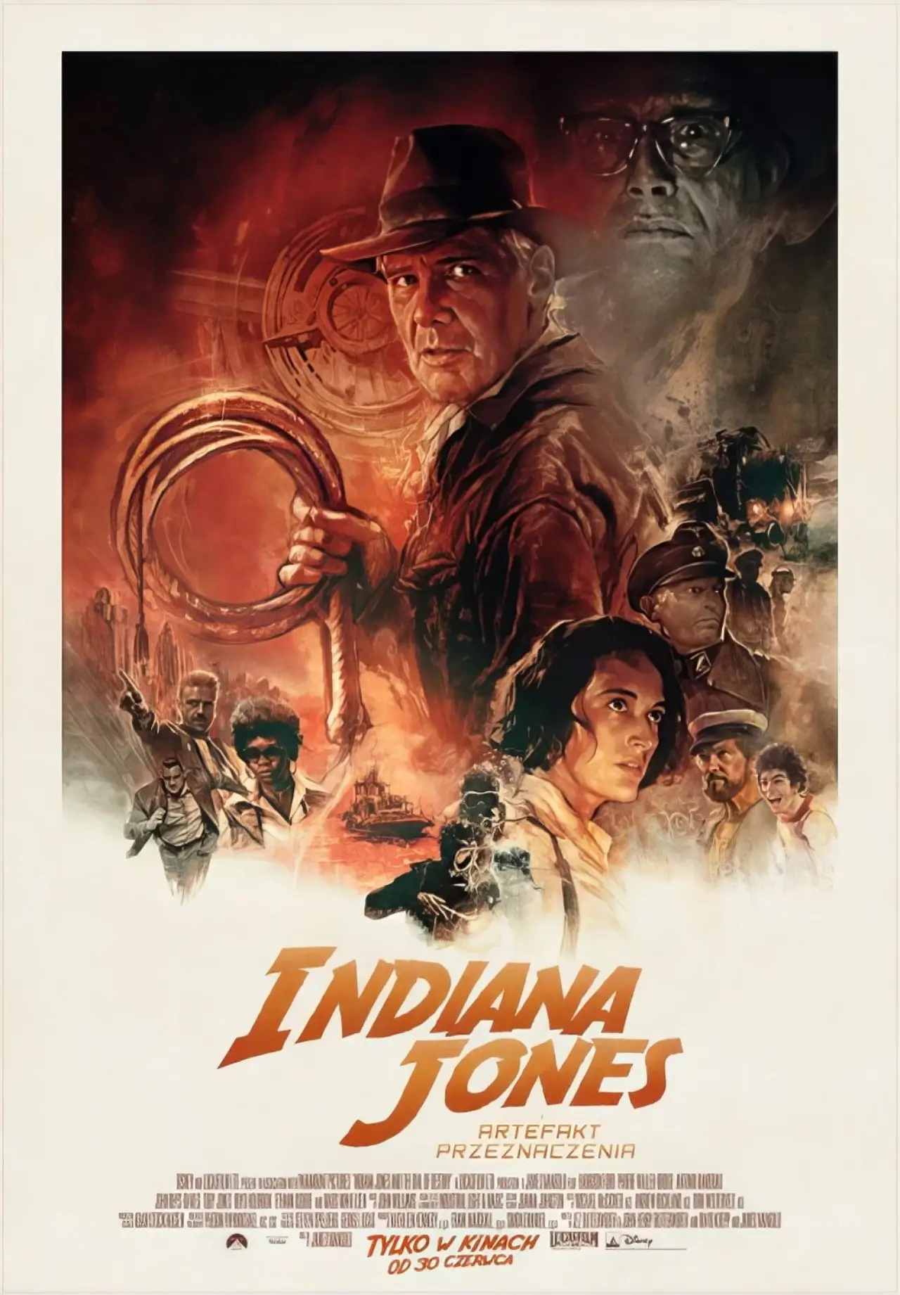 Plakat filmowy "Indiana Jones i artefakt przeznaczenia"