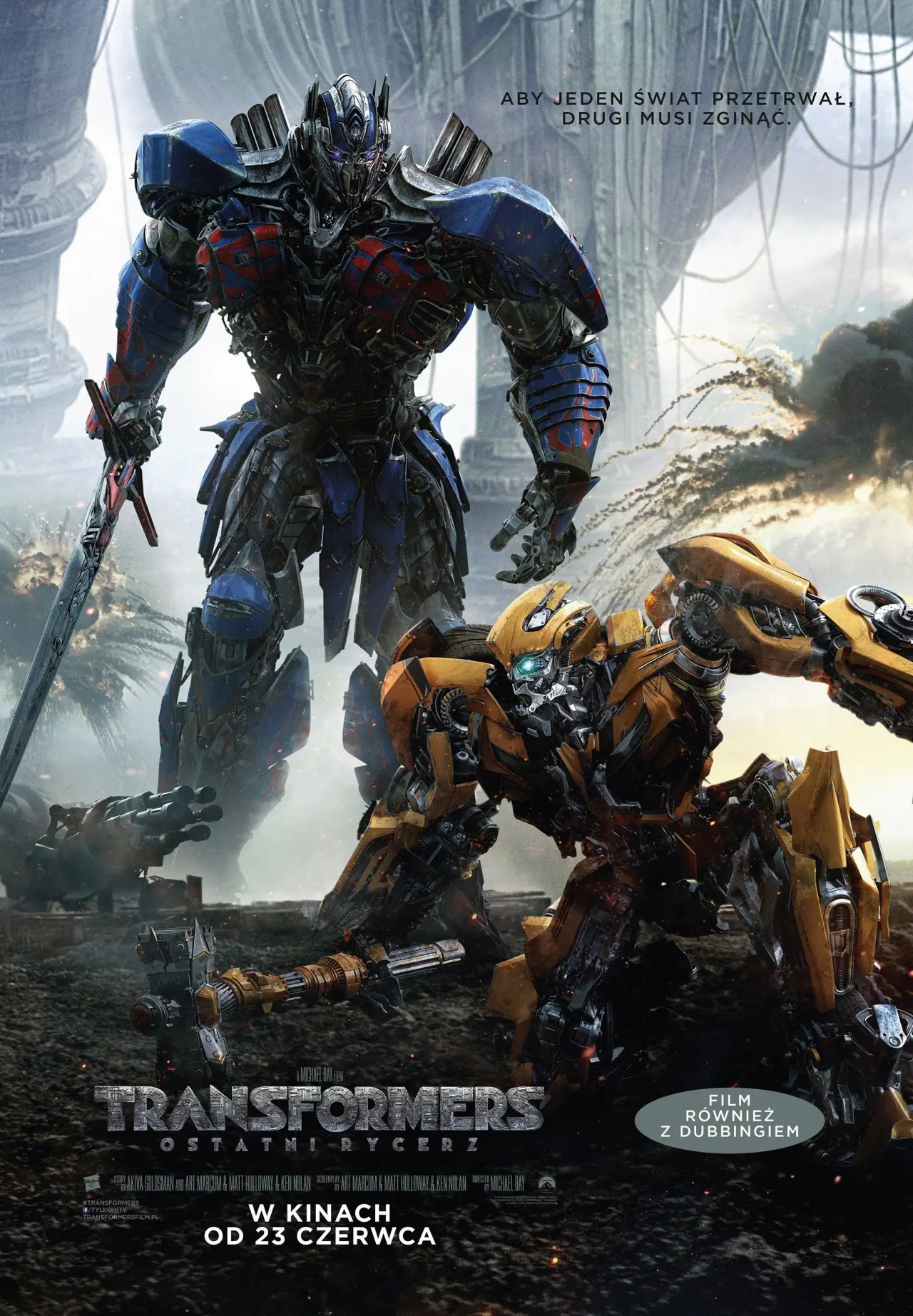 Plakat filmowy "Transformers. Ostatni rycerz"