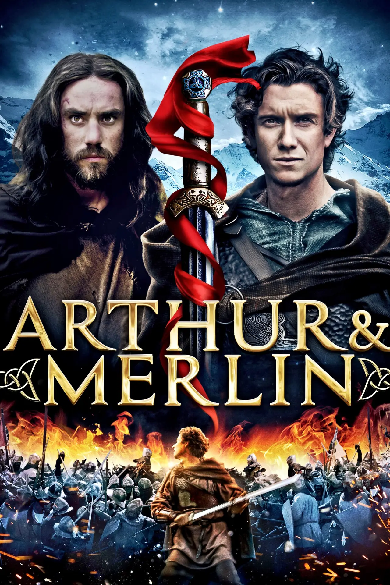 Plakat filmowy "Arthur & Merlin"