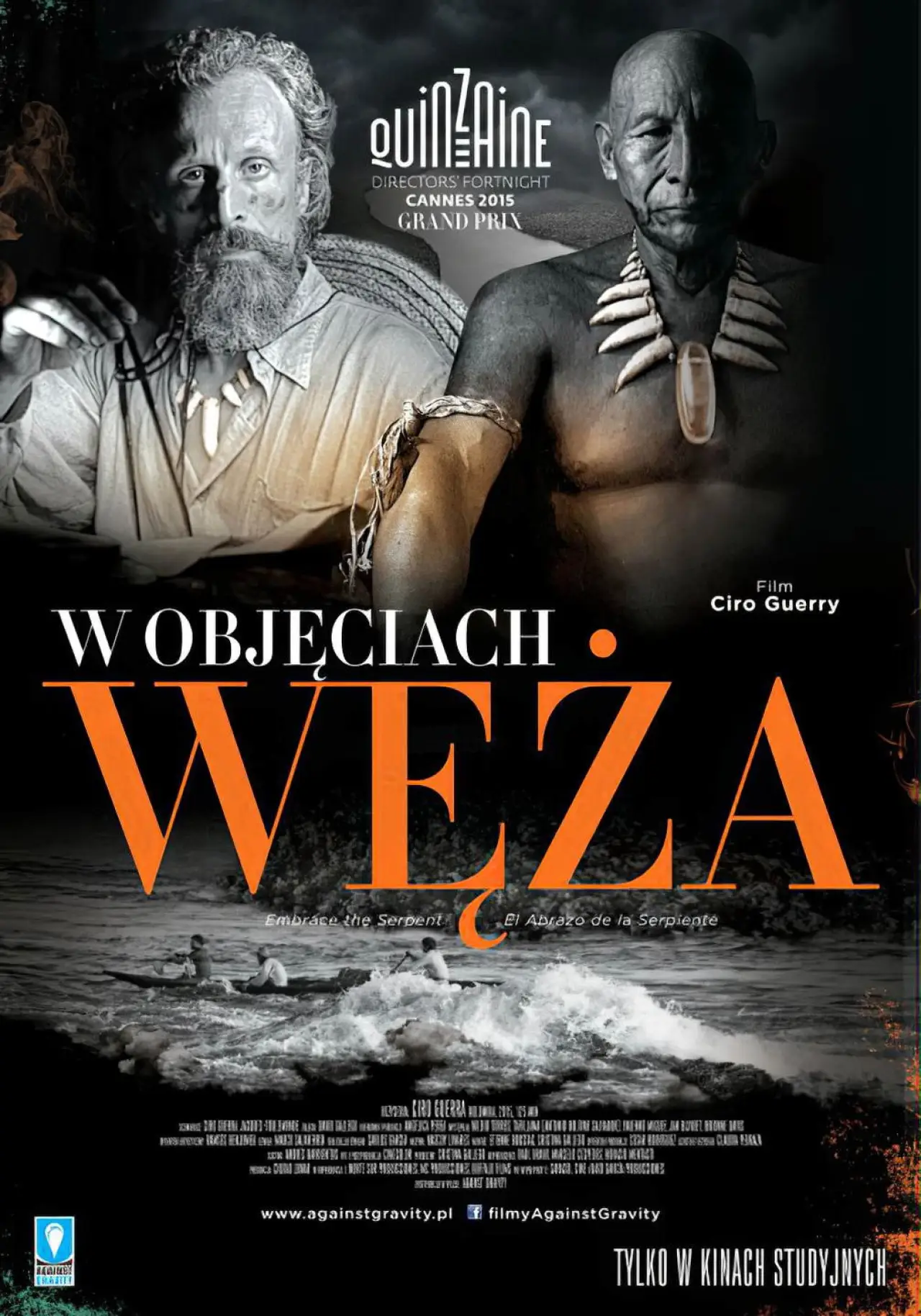 Plakat filmowy "W objęciach węża"