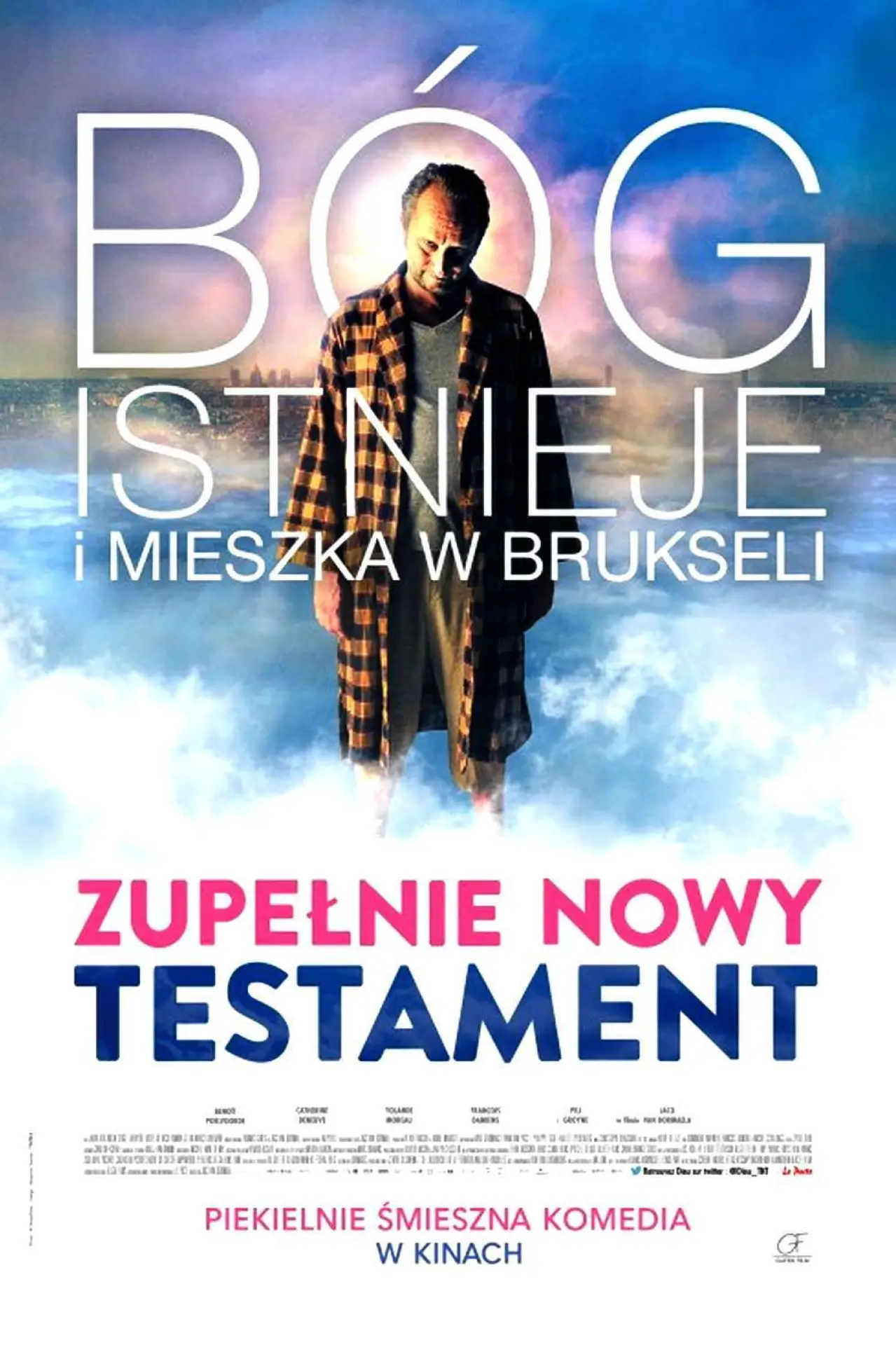 Plakat filmowy "Zupełnie Nowy Testament"