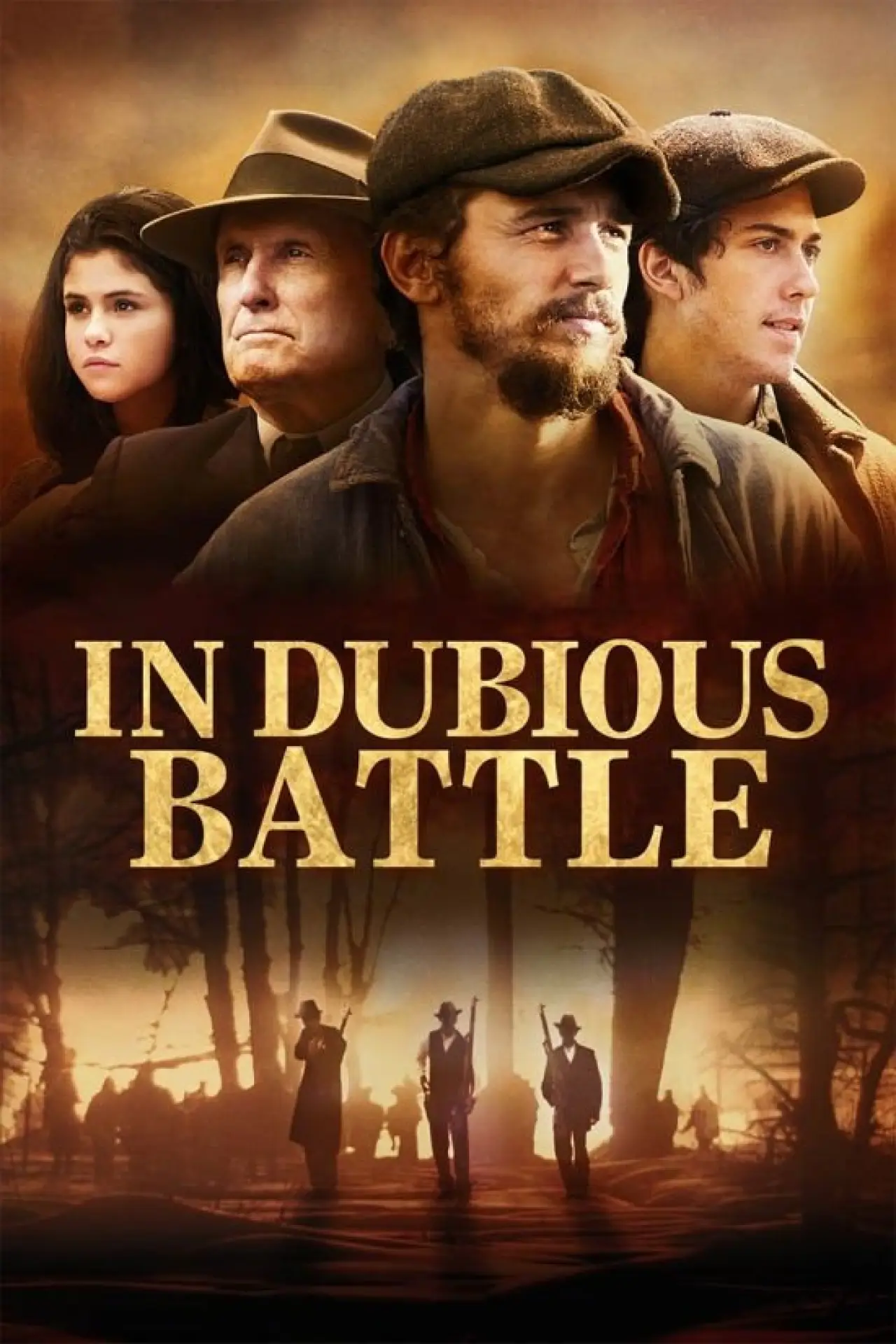 Plakat filmowy "W niepewnym boju"