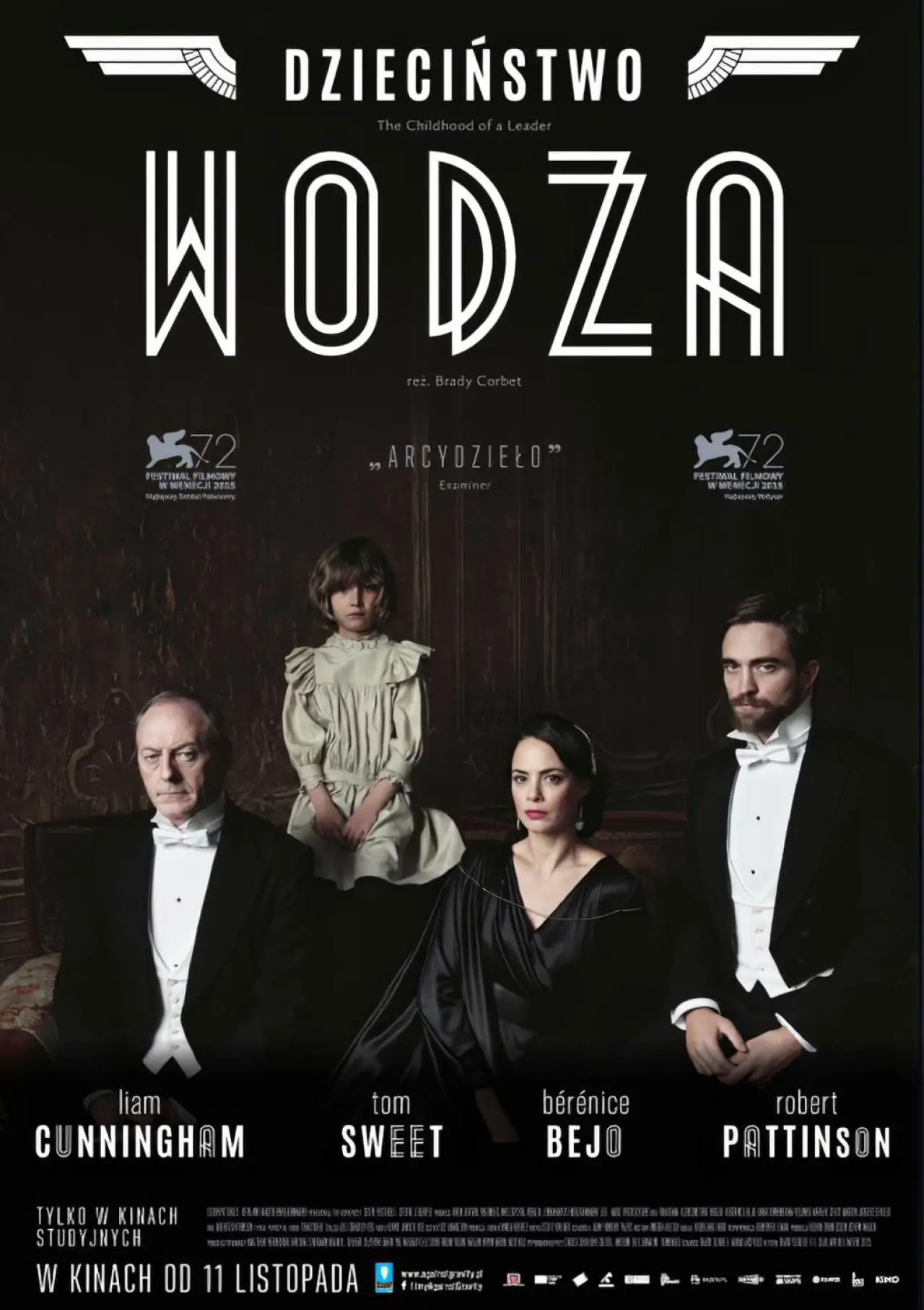 Plakat filmowy "Dzieciństwo wodza"