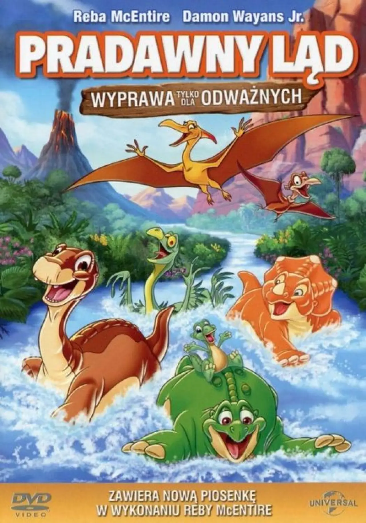 Plakat filmowy "Pradawny ląd 14: Wyprawa tylko dla odważnych"