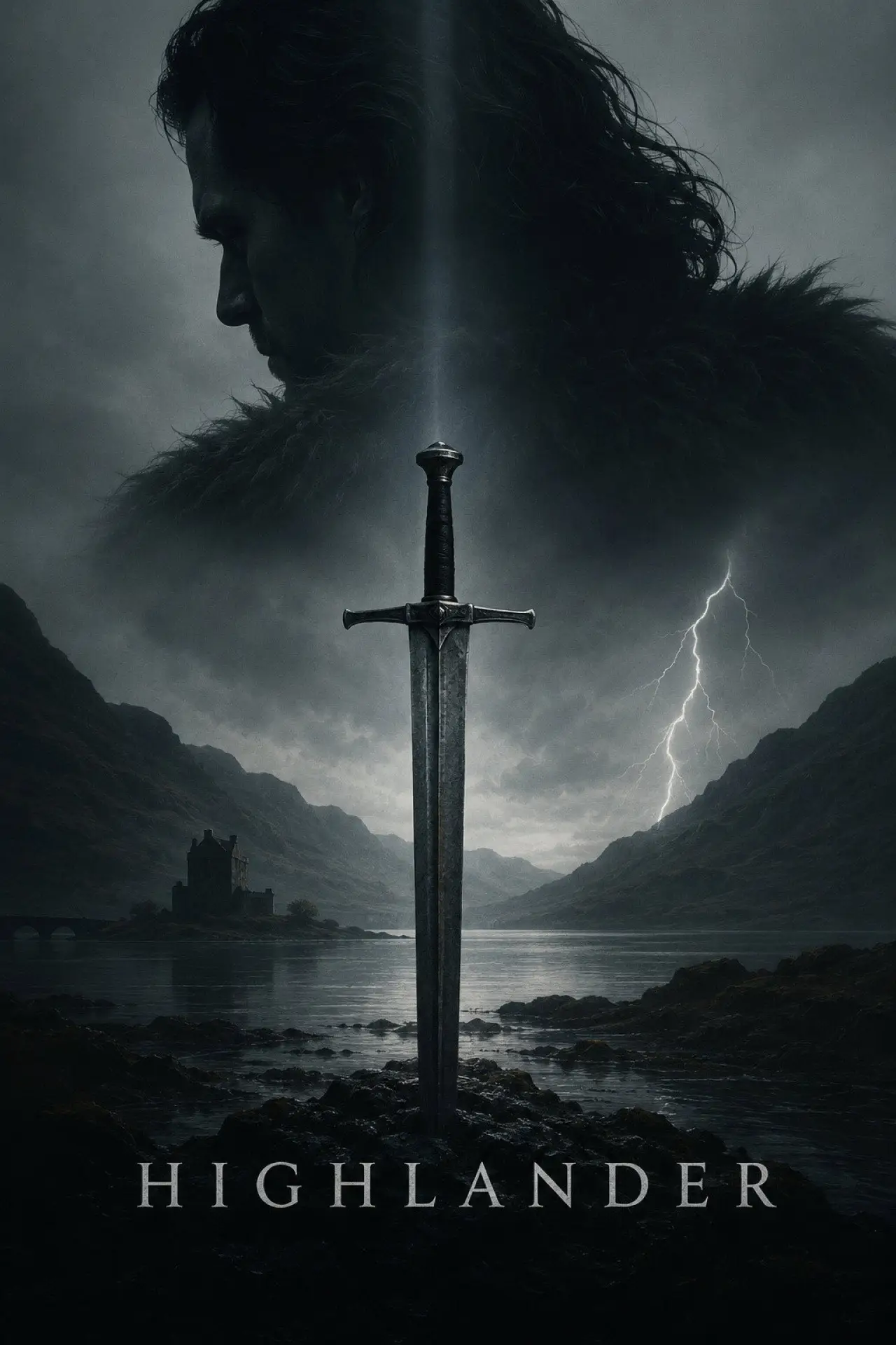 Plakat filmowy "Highlander"