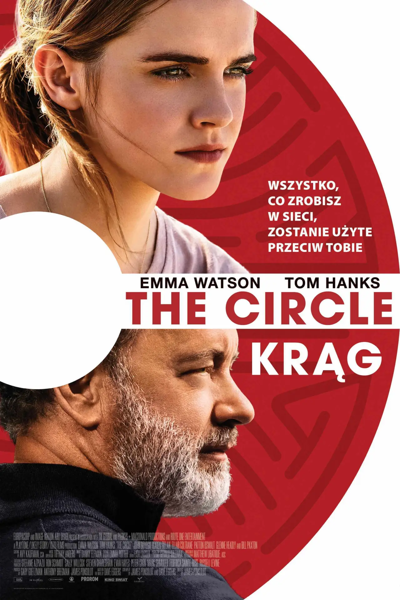 Plakat filmowy "The Circle. Krąg"