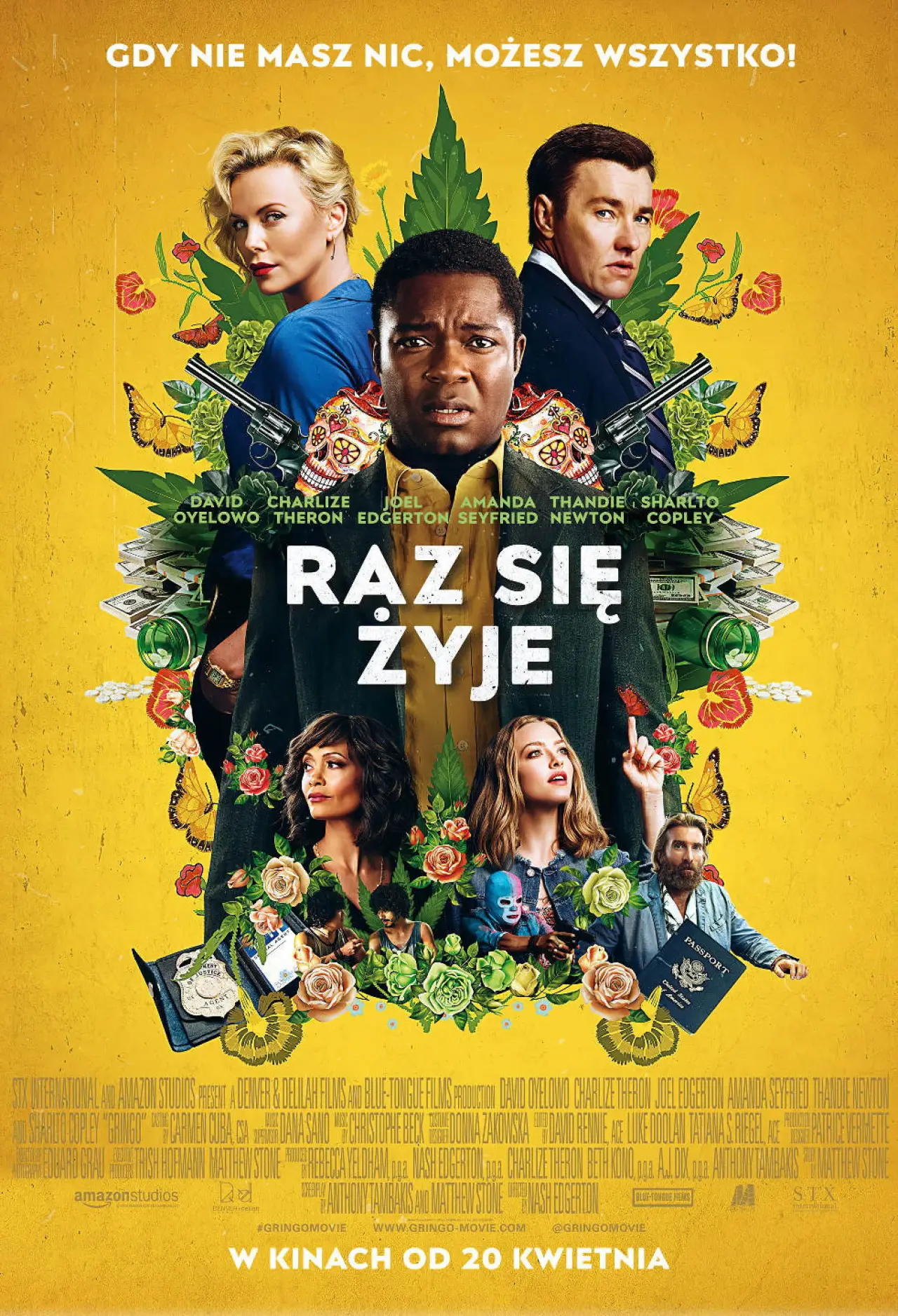 Plakat filmowy "Raz się Żyje"