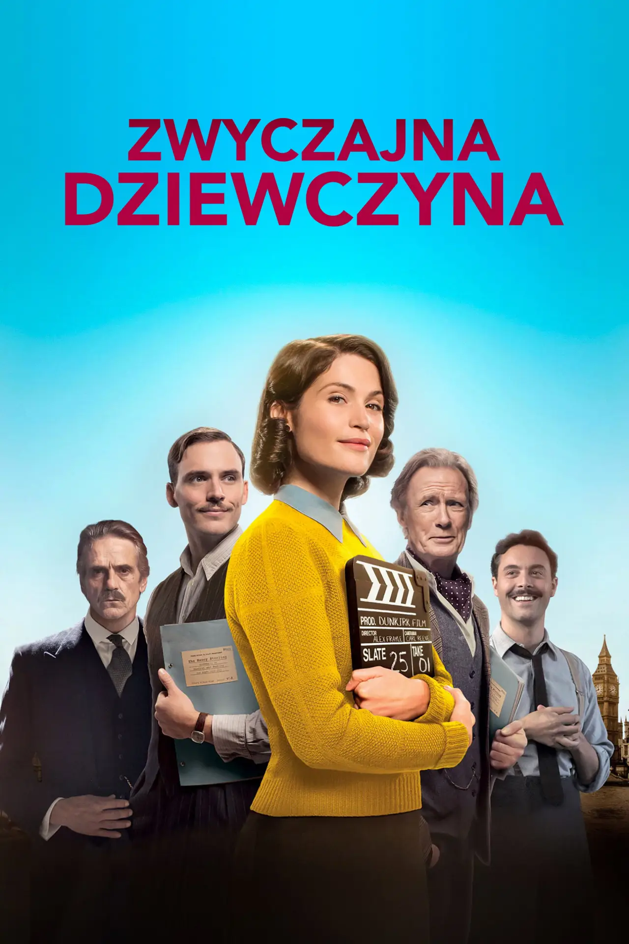 Plakat filmowy "Zwyczajna dziewczyna"