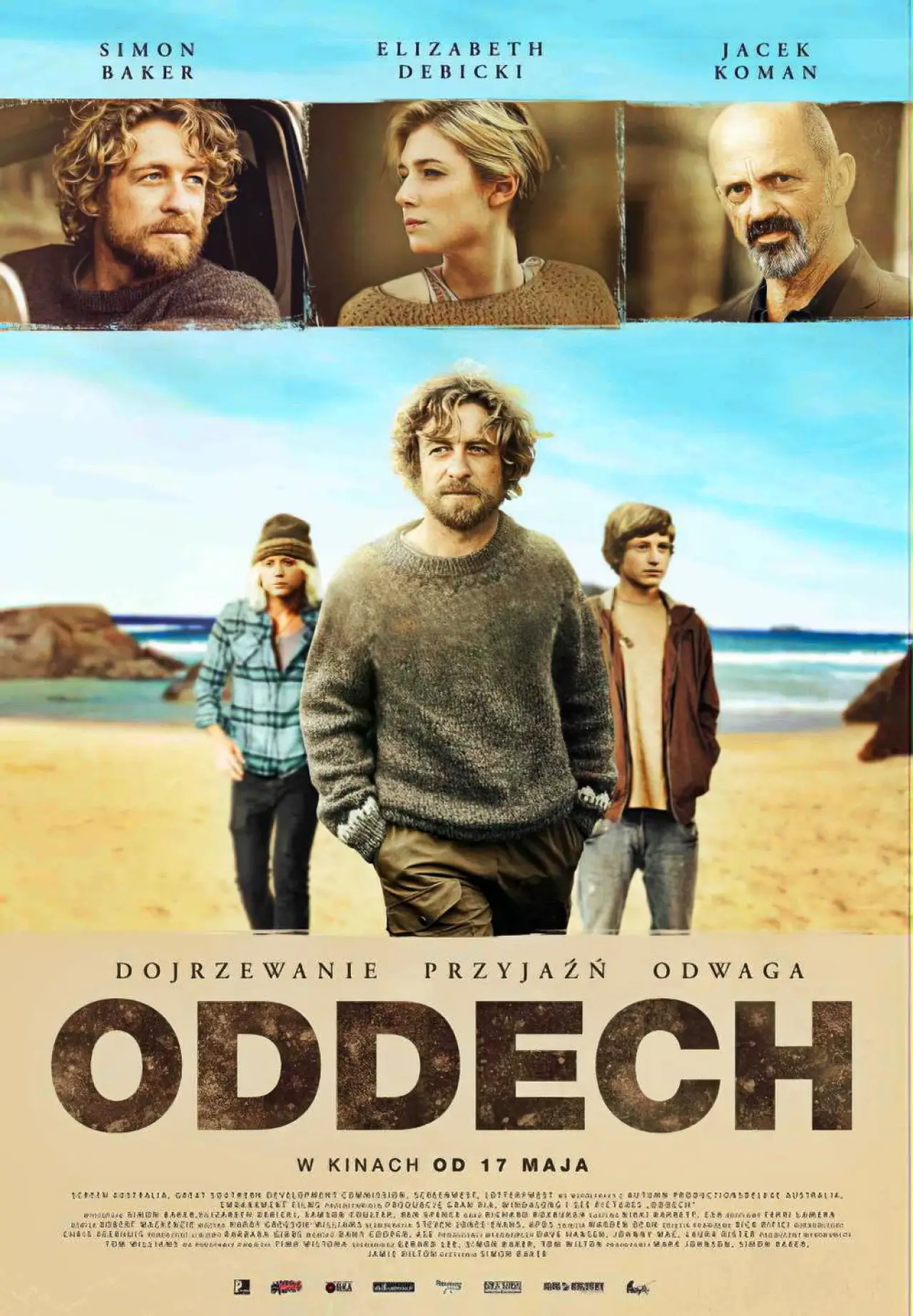 Plakat filmowy "Oddech"