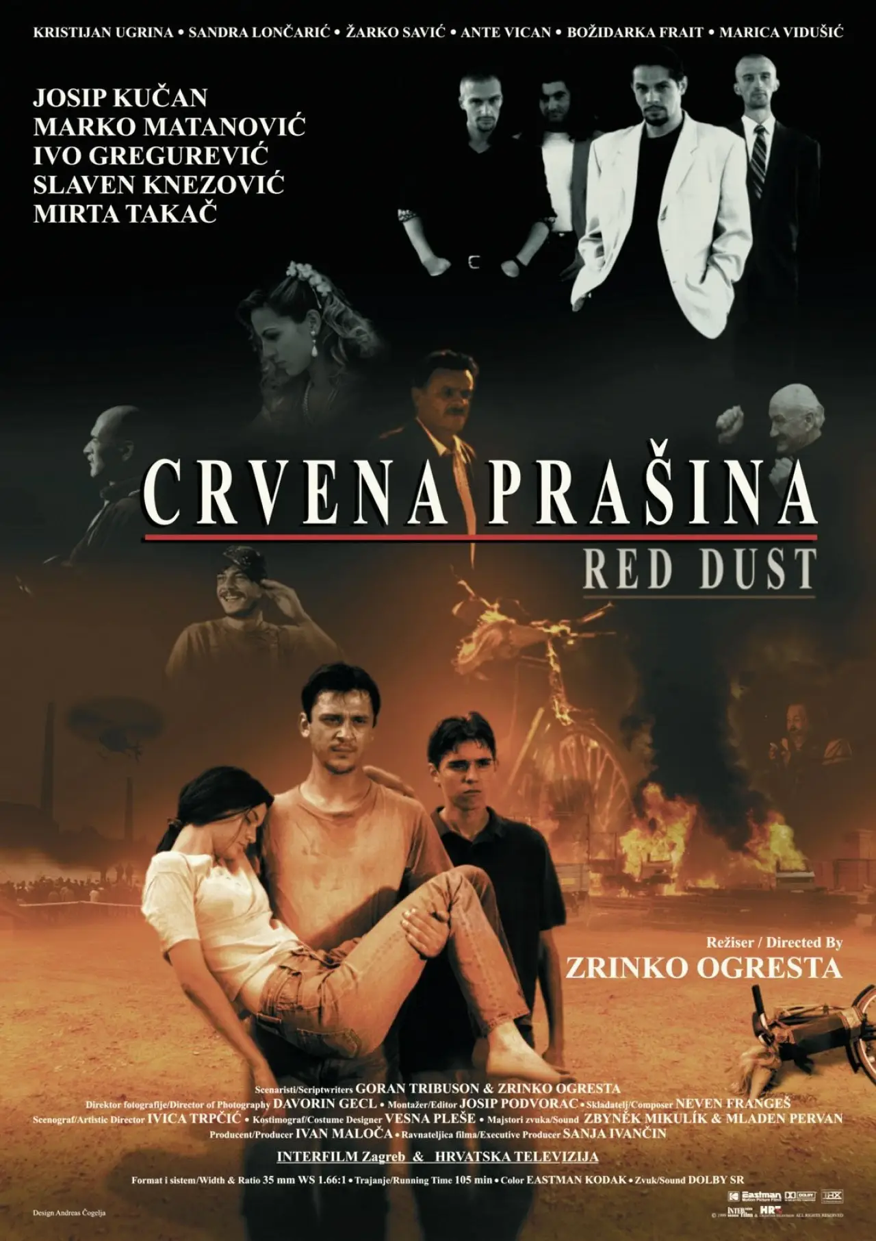 Plakat filmowy "Crvena prašina"