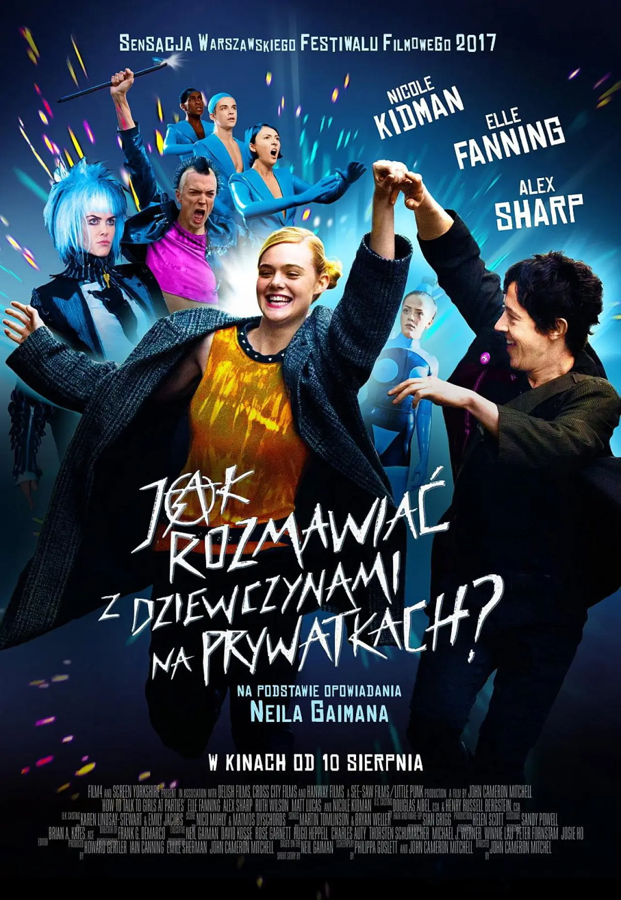 Plakat filmowy "Jak rozmawiać z dziewczynami na prywatkach"