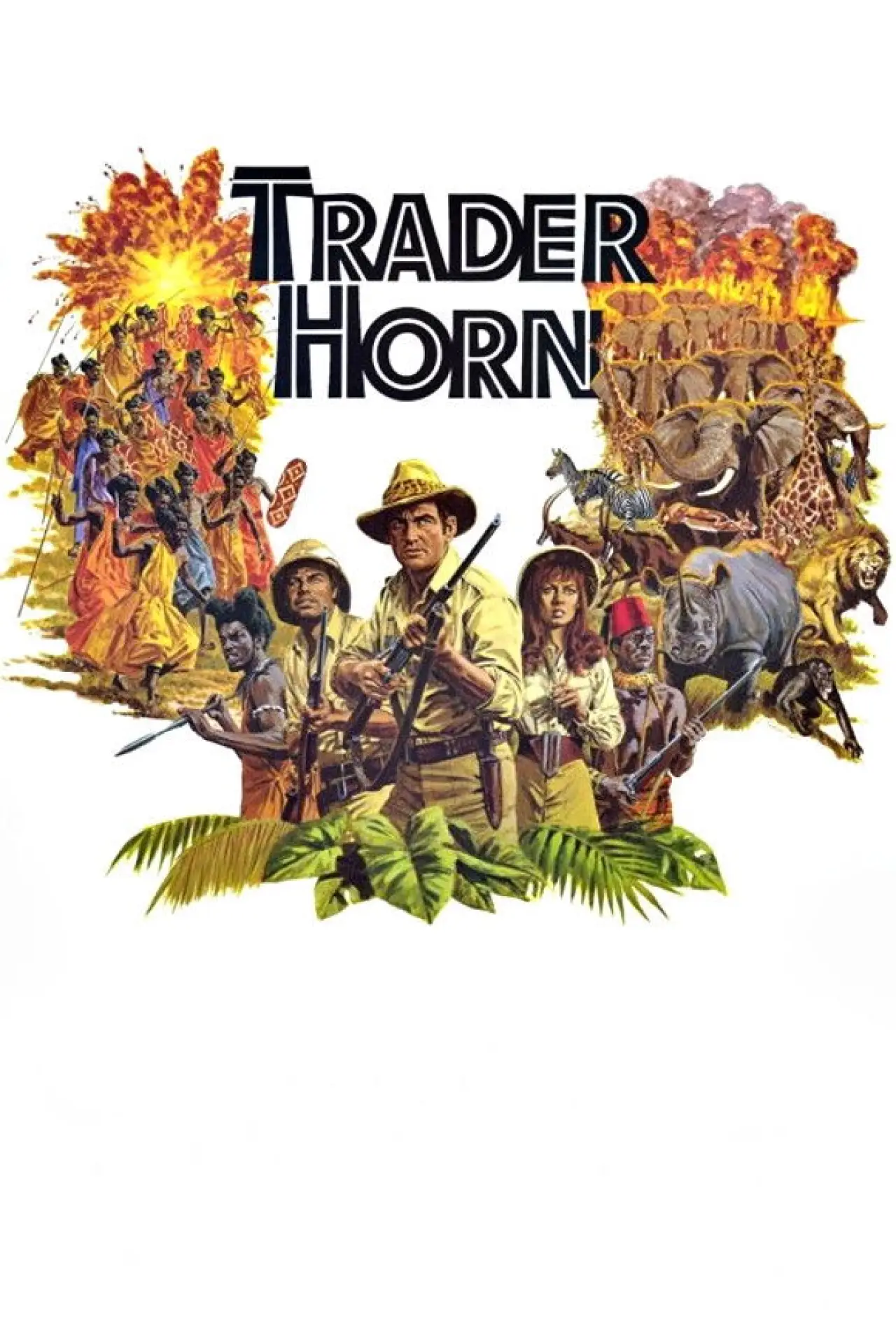 Plakat filmowy "Trader Horn"