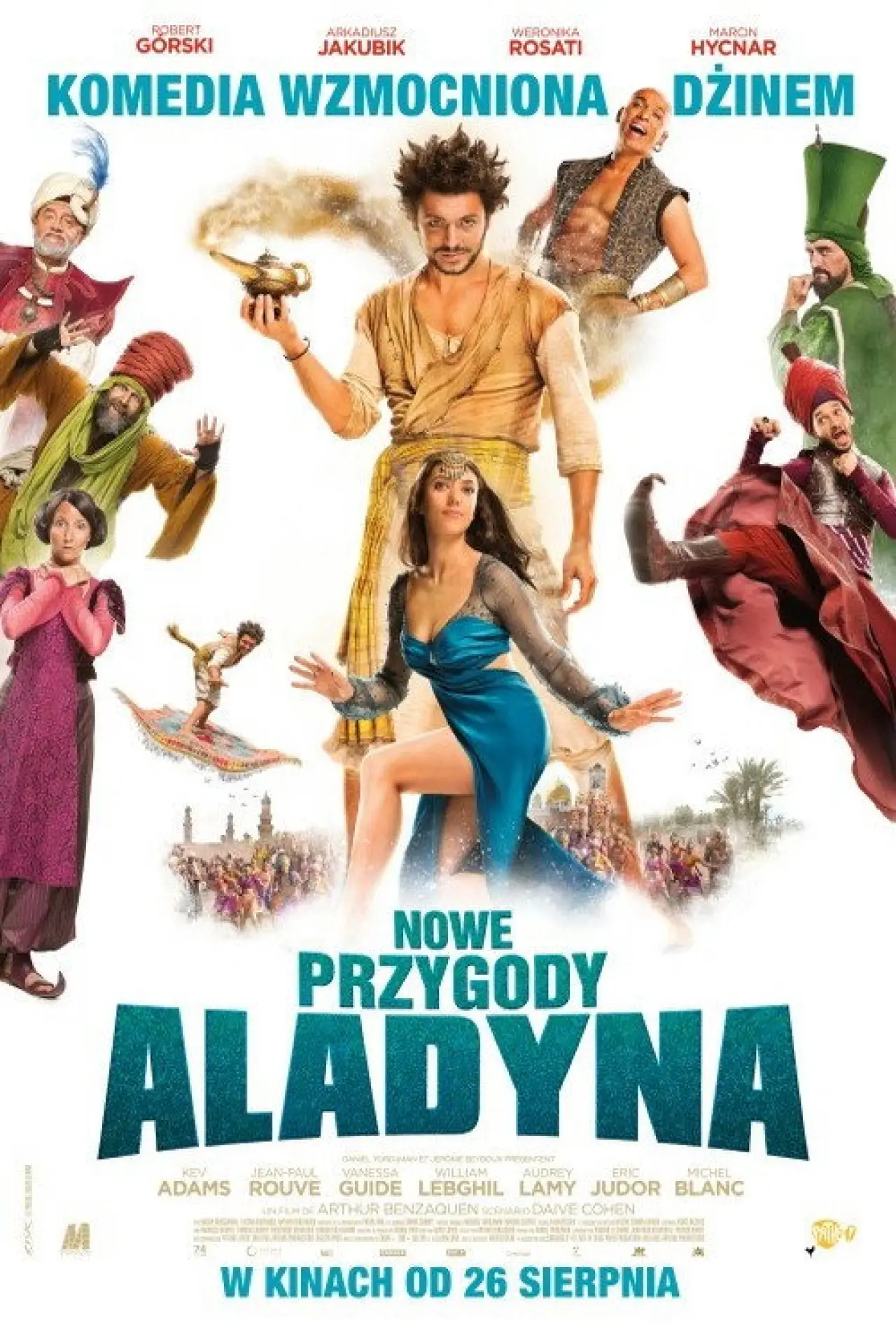 Plakat filmowy "Nowe przygody Aladyna"