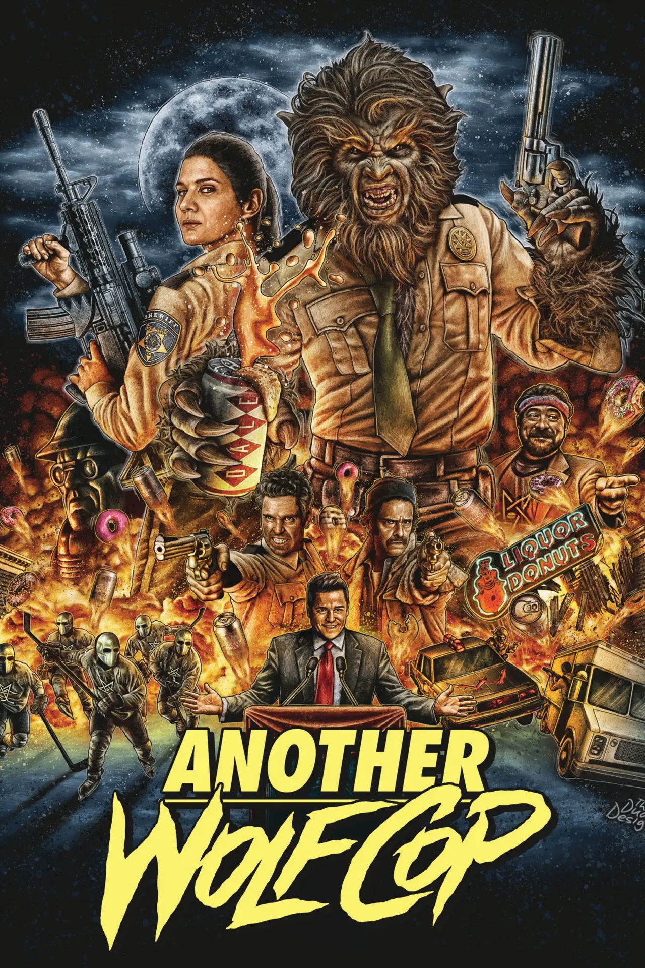 Plakat filmowy "Another WolfCop"