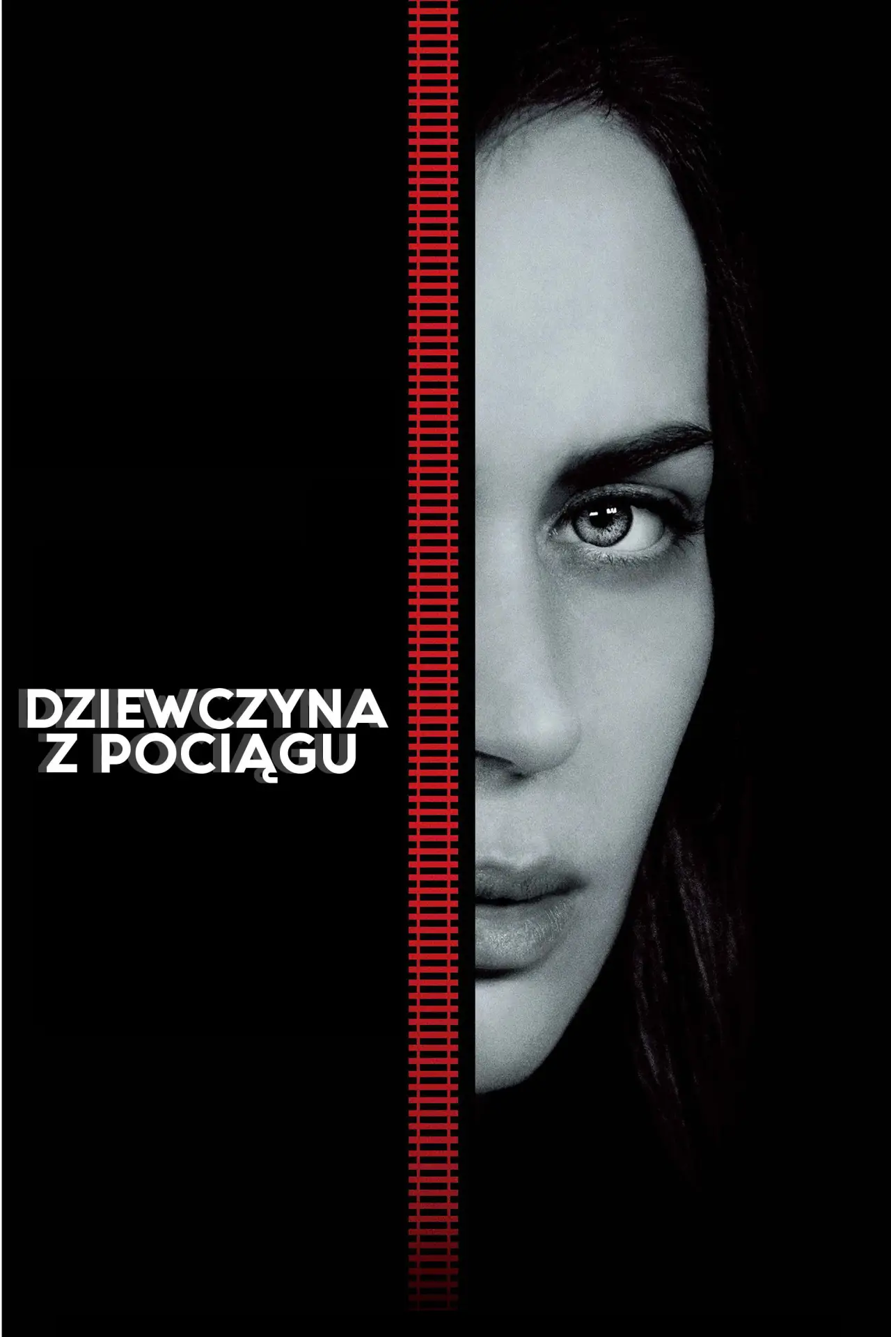 Plakat filmowy "Dziewczyna z pociągu"