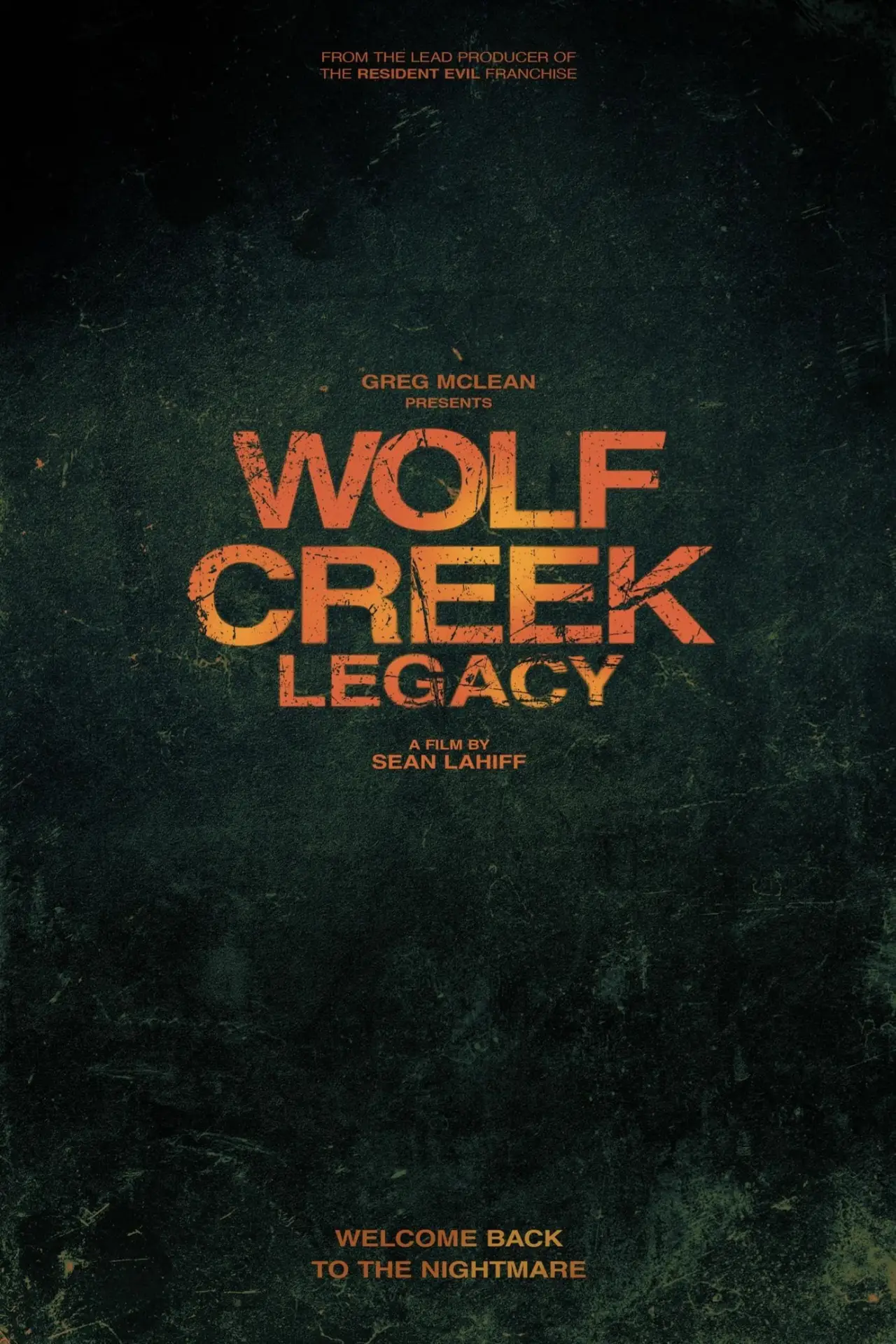 Plakat filmowy "Wolf Creek: Legacy"