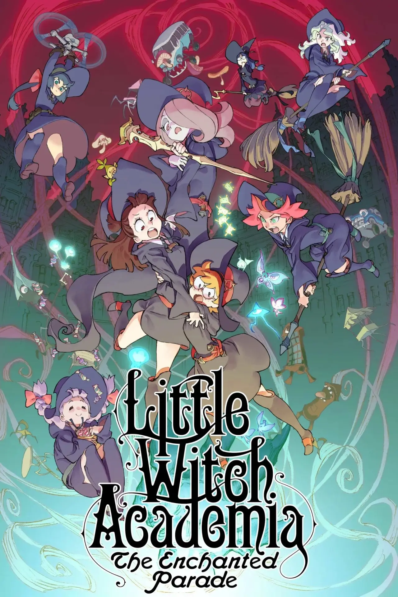 Plakat filmowy "リトルウィッチアカデミア 魔法仕掛けのパレード"